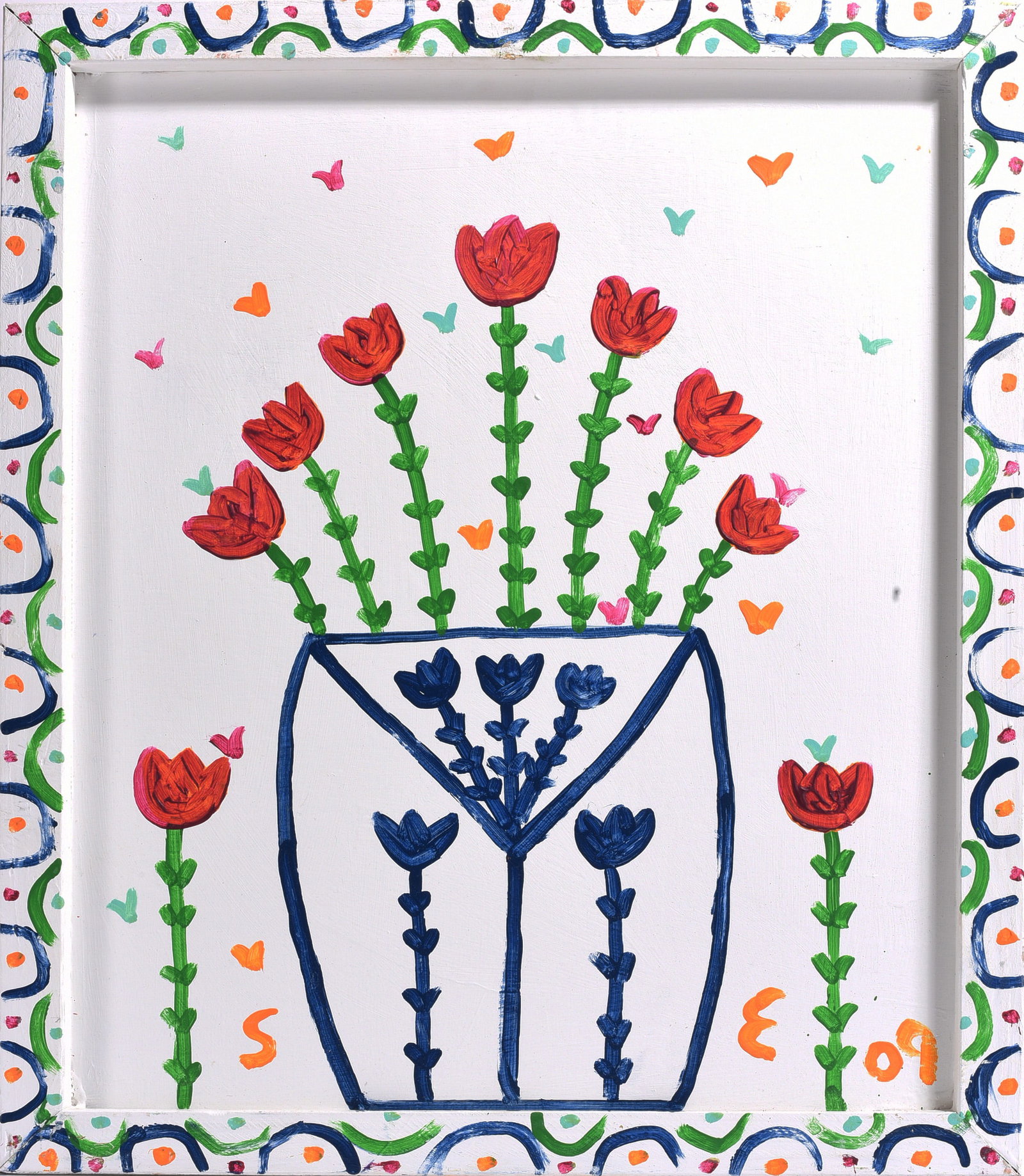 Sam Ezell Folk Art Painting (1 of 2)