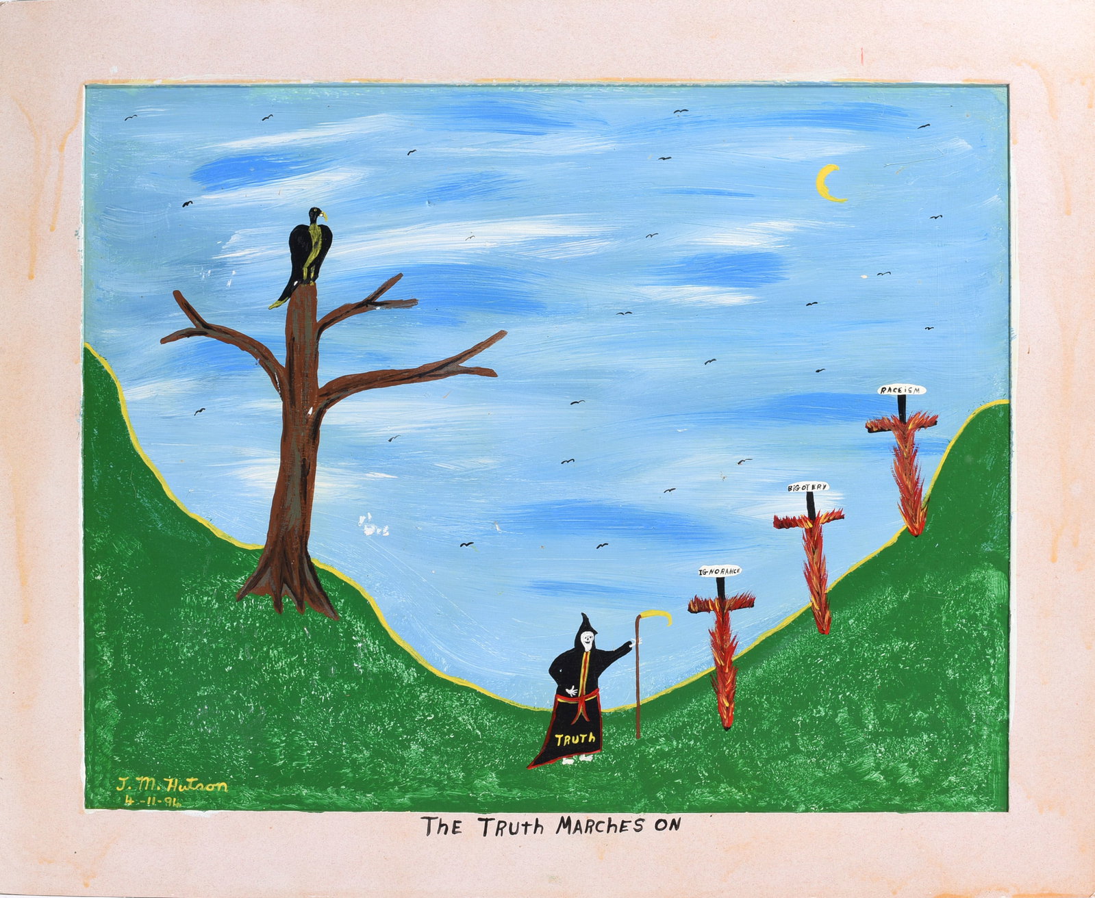 Mike Hutson Folk Art Painting (1 of 2)