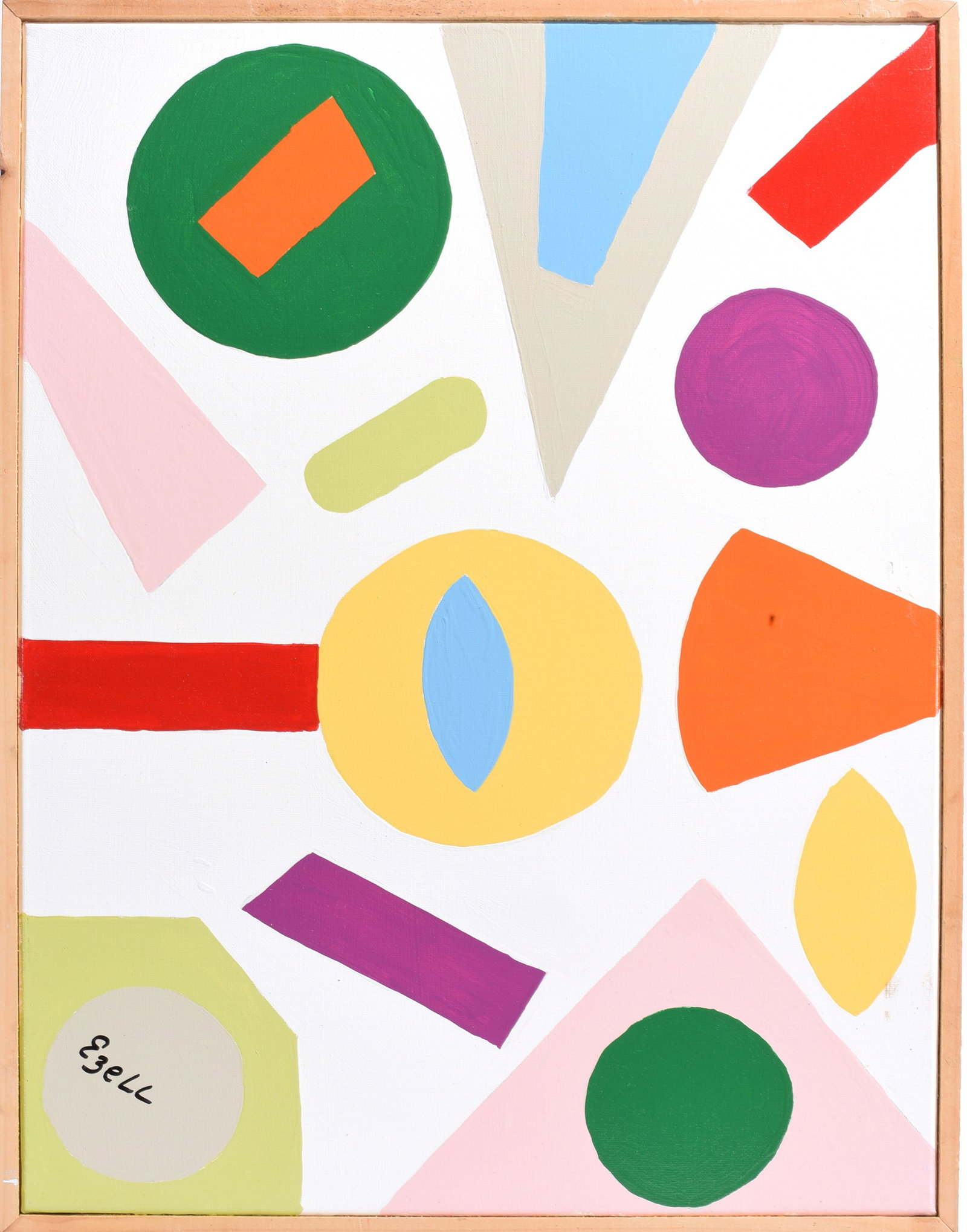 Sam Ezell Outsider Art Painting (1 of 2)