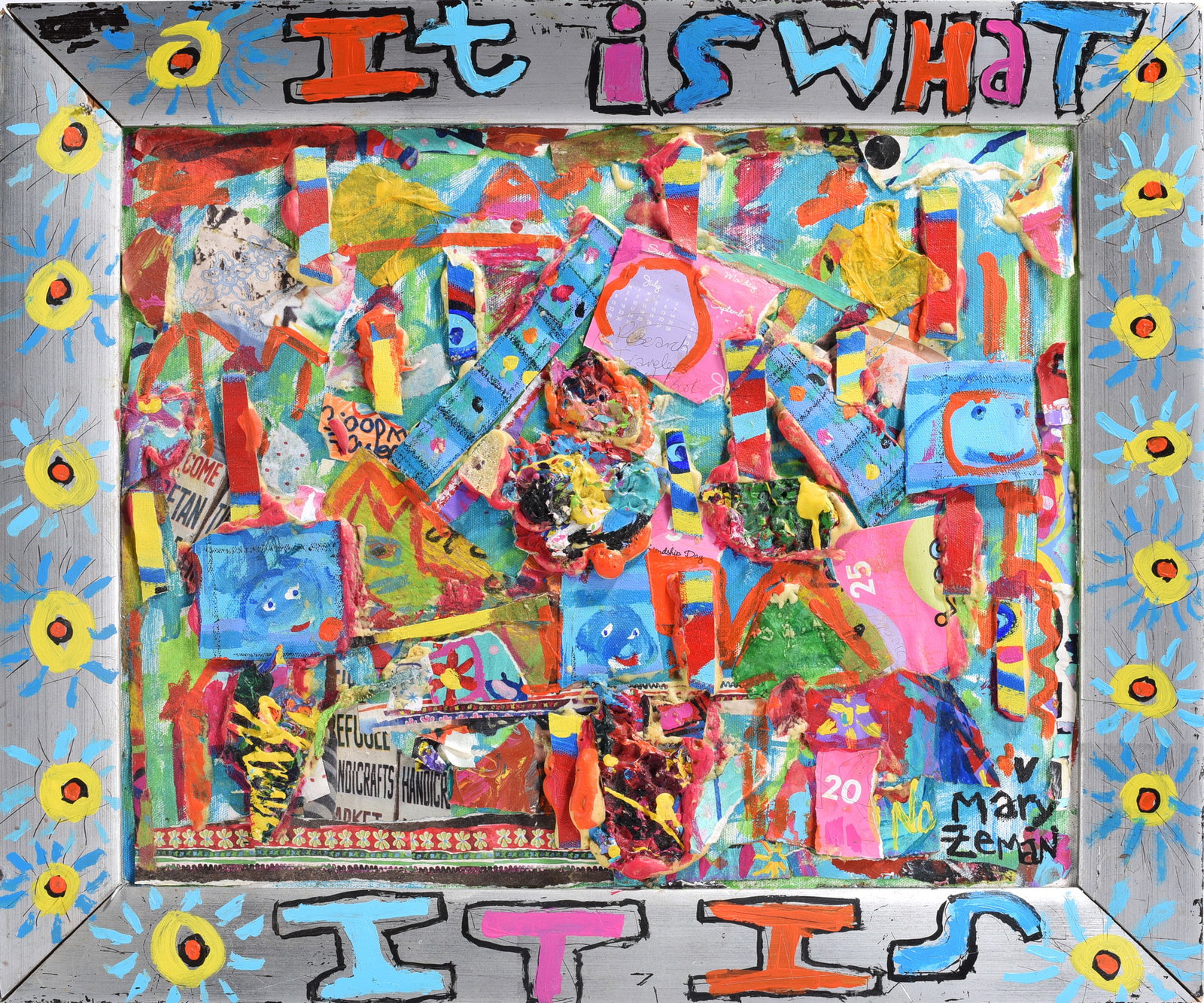 Mary ZeMan Folk Art painting (1 of 2)