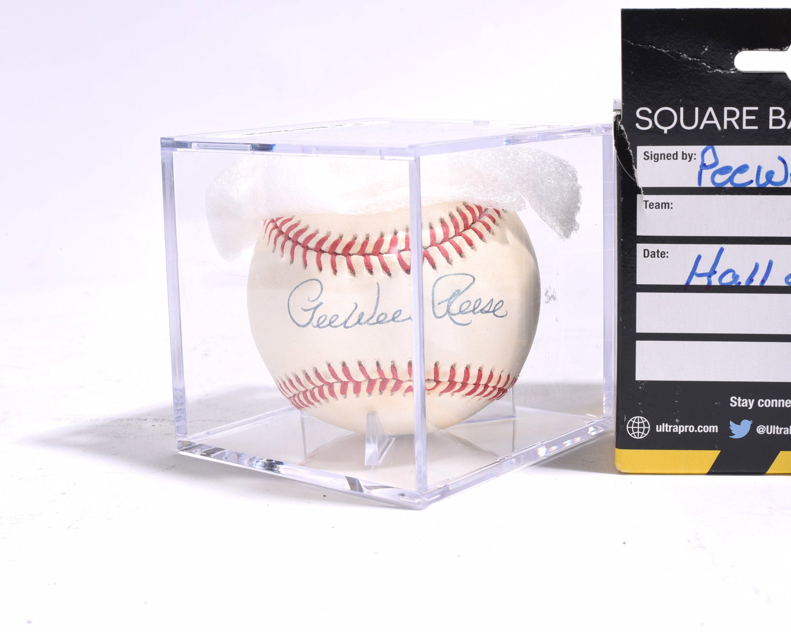 PeeWee Reese Signed Baseball - 2