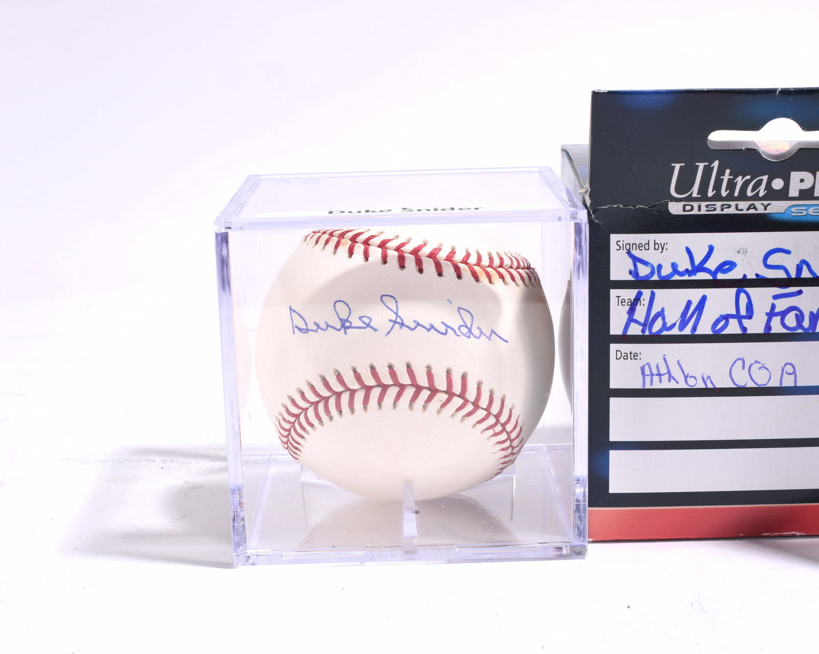 Duke Snyder Signed Baseball - 2