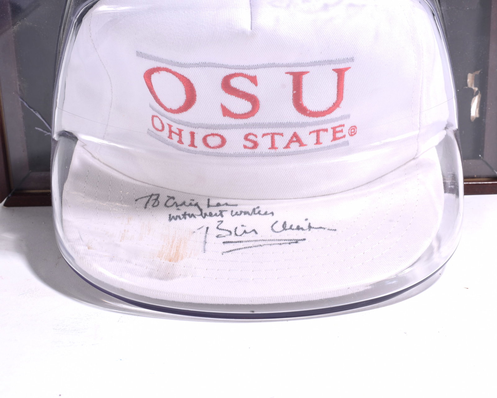 Bill Clinton Signed Ohio State Hat - 2