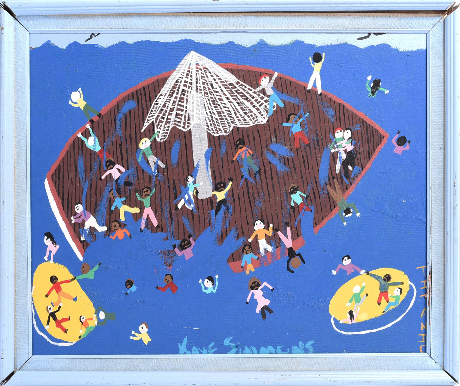 Kaye Simmons Folk Art Painting (1 of 5)