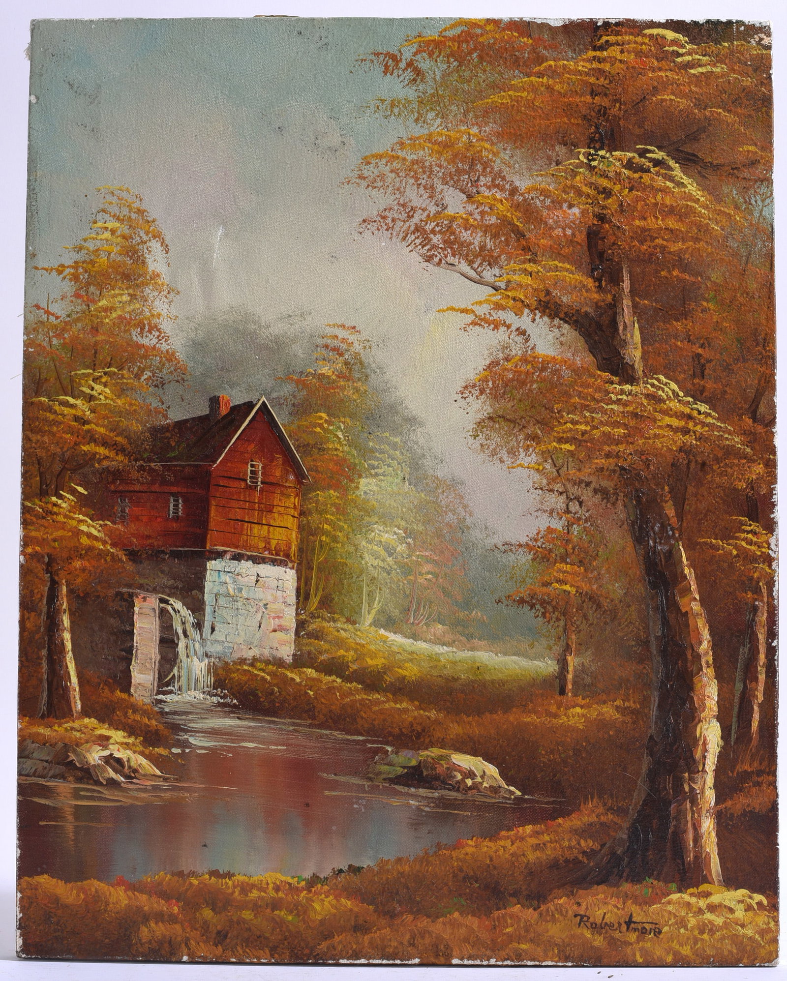 Painting on Canvas of Autumn Forest by Robert More (1 of 2)
