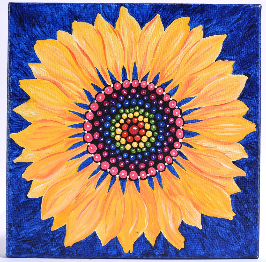 Sunflower Painting by Susan Mathers (1 of 2)