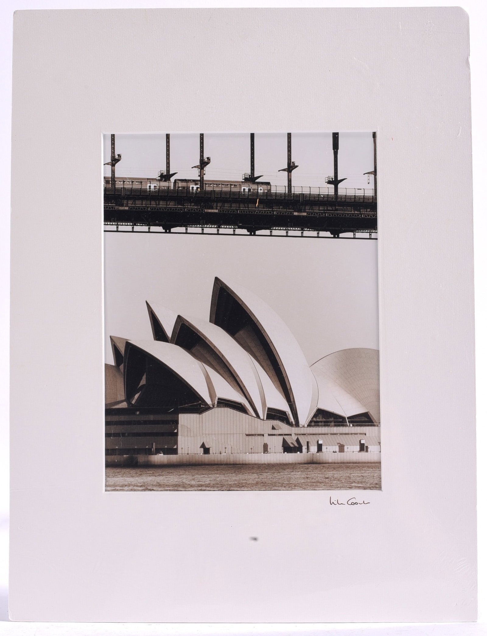 Signed Black & White Architectural Photograph of Sydney Opera House (1 of 2)