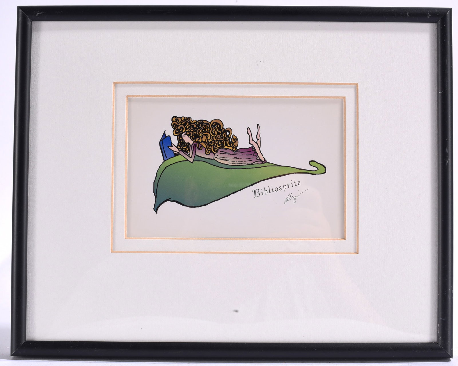 "Bibliosprite" Signed Literary Art Print (1 of 2)