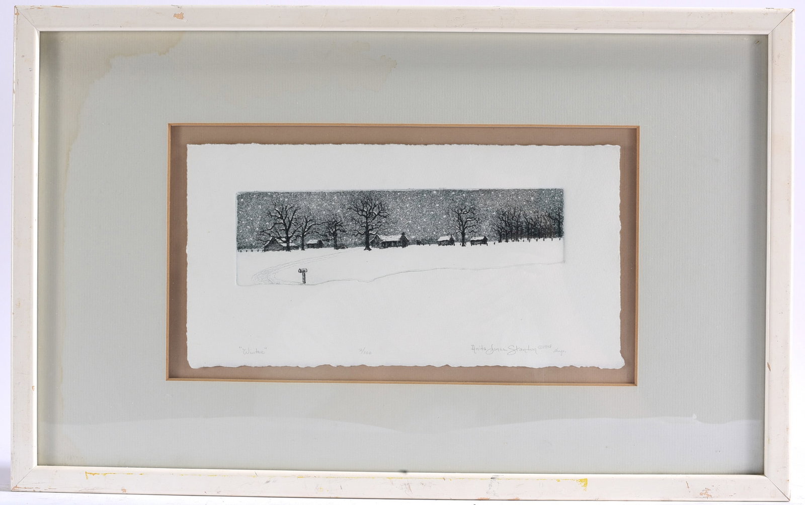 Anita Jones Stanton "Winter" Limited Edition Etching (1 of 2)