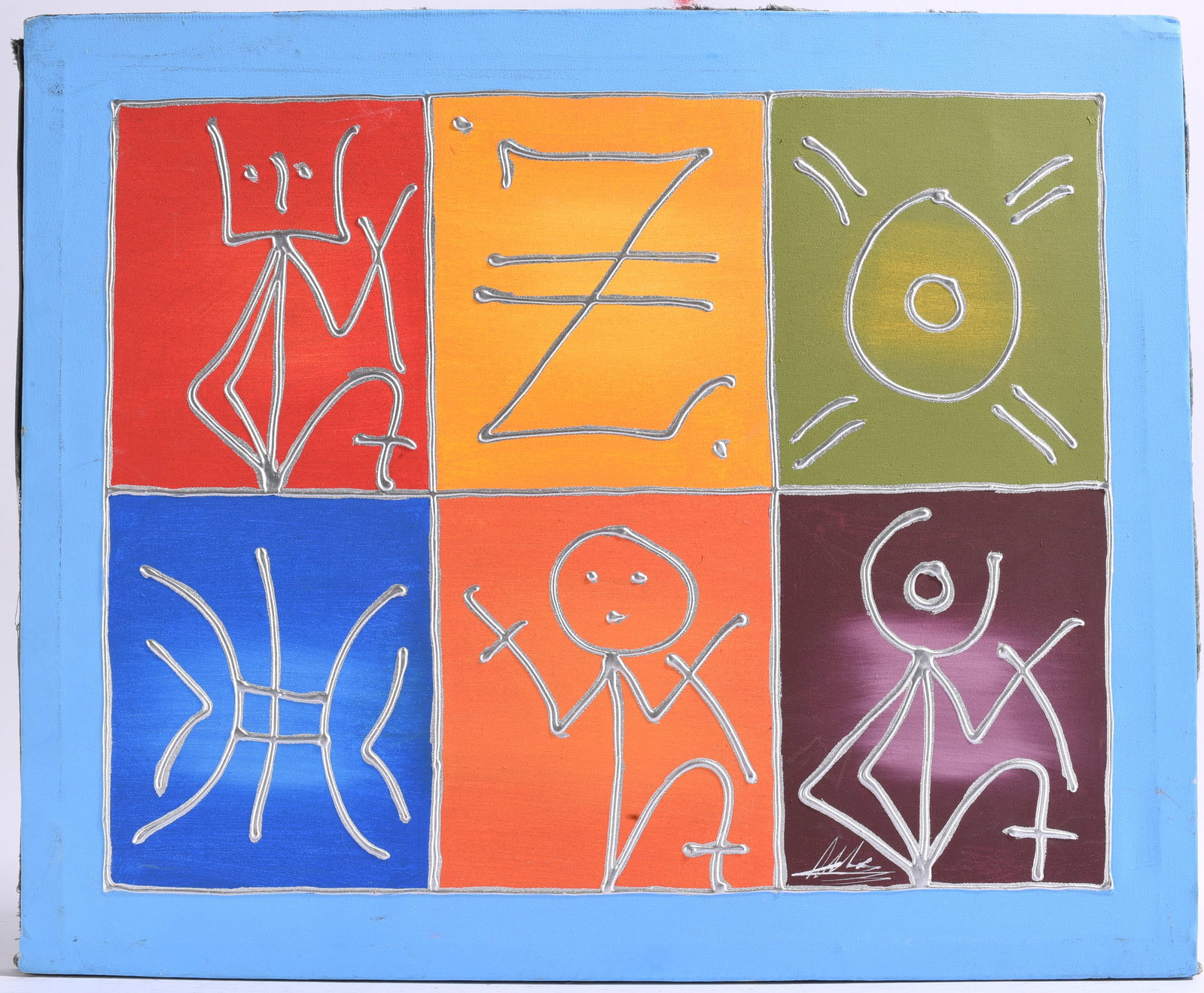 Contemporary Symbolic Abstract Painting (1 of 2)