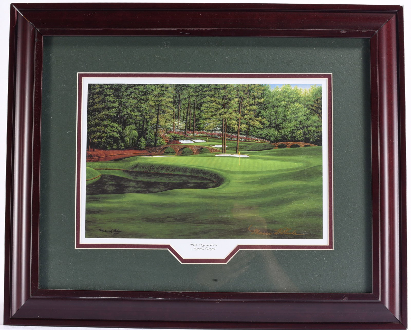 White Dogwood #11 Augusta National Golf Signed Print (1 of 1)