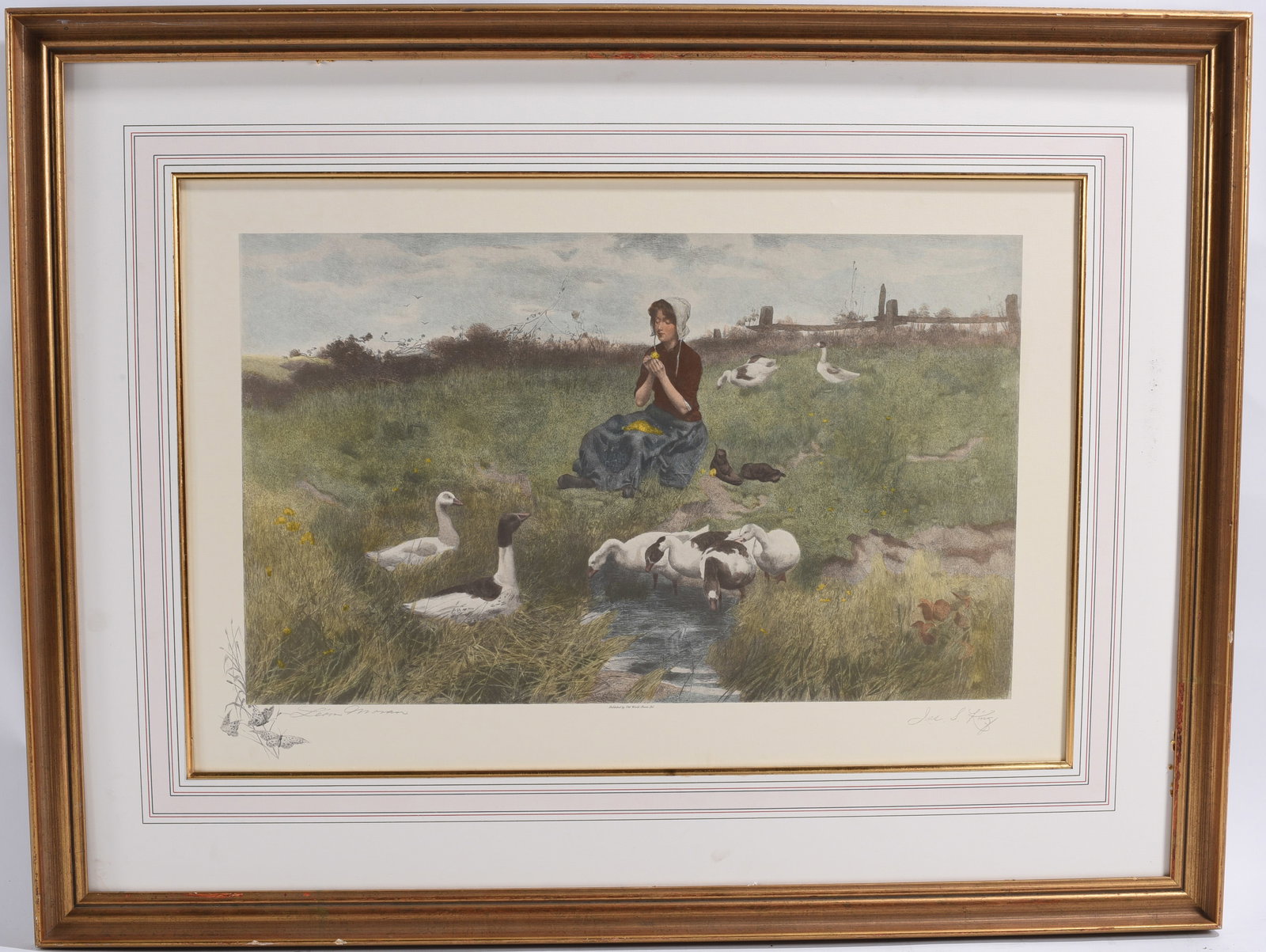 Jack S. Hill "Goose Morning" Framed Signed Print (1 of 1)