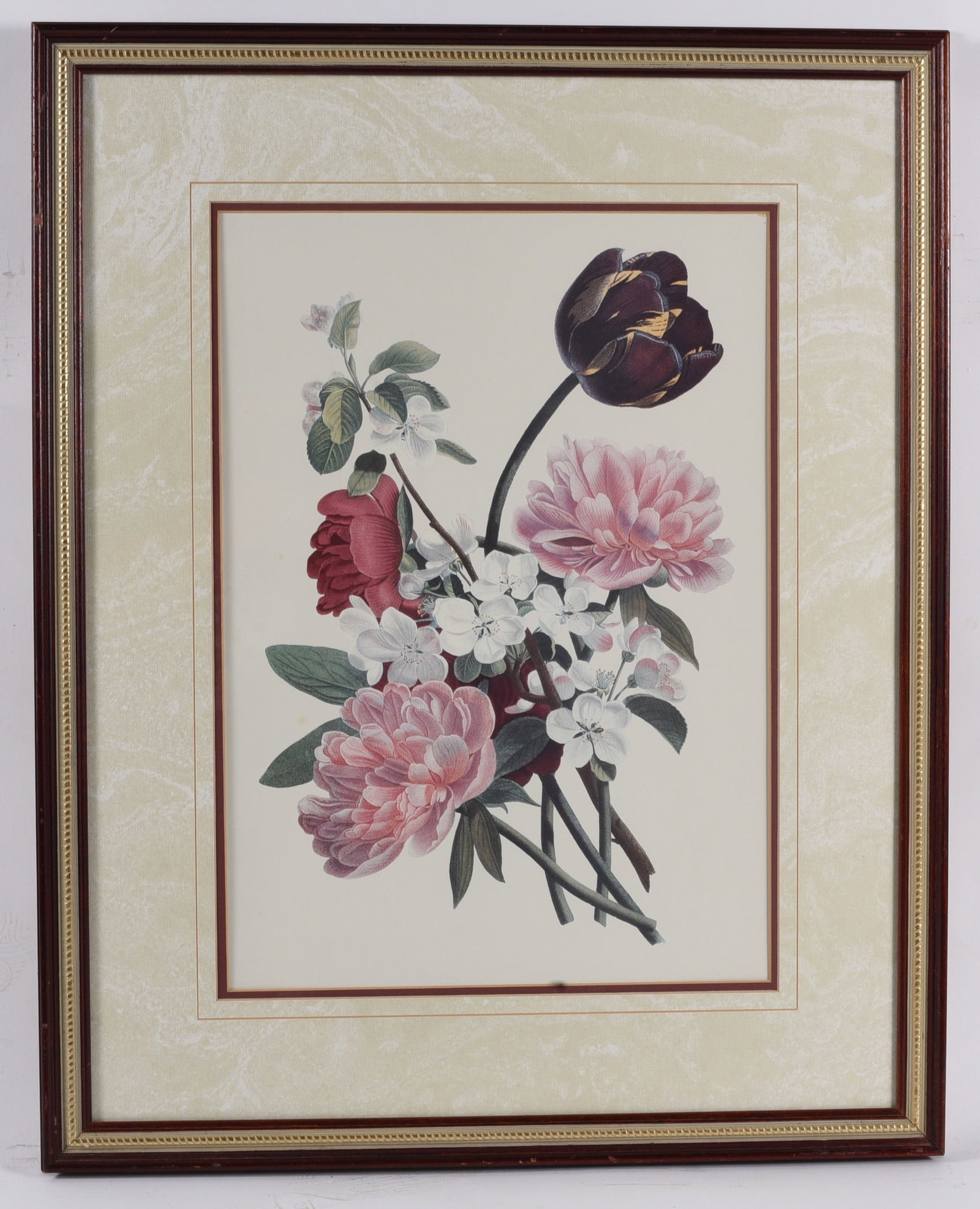Framed Botanical Floral Arrangement Print (1 of 1)