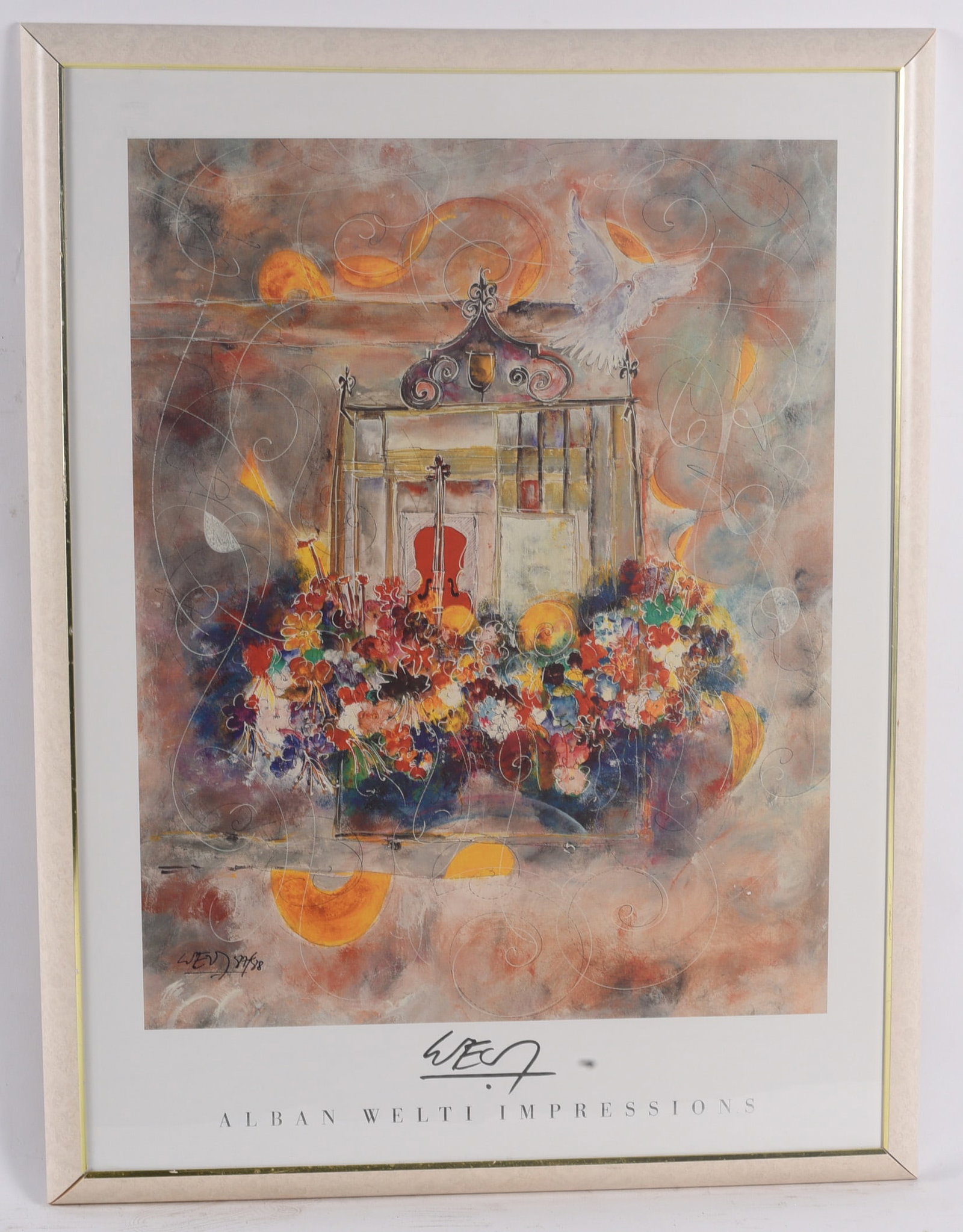 Framed Alban Welti Impression Print (1 of 1)