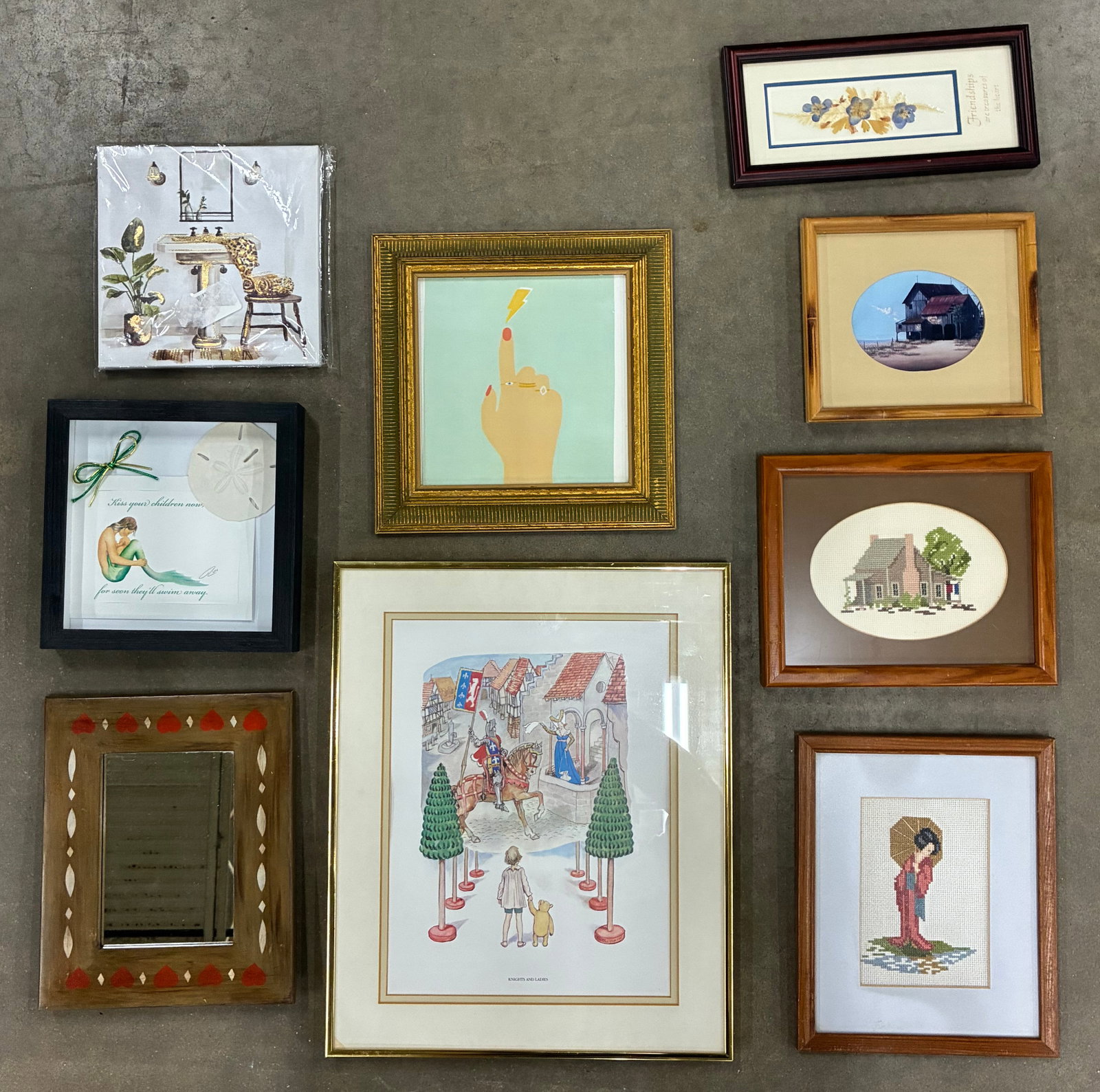 Assorted Framed Decorative Wall Art Collection (1 of 1)