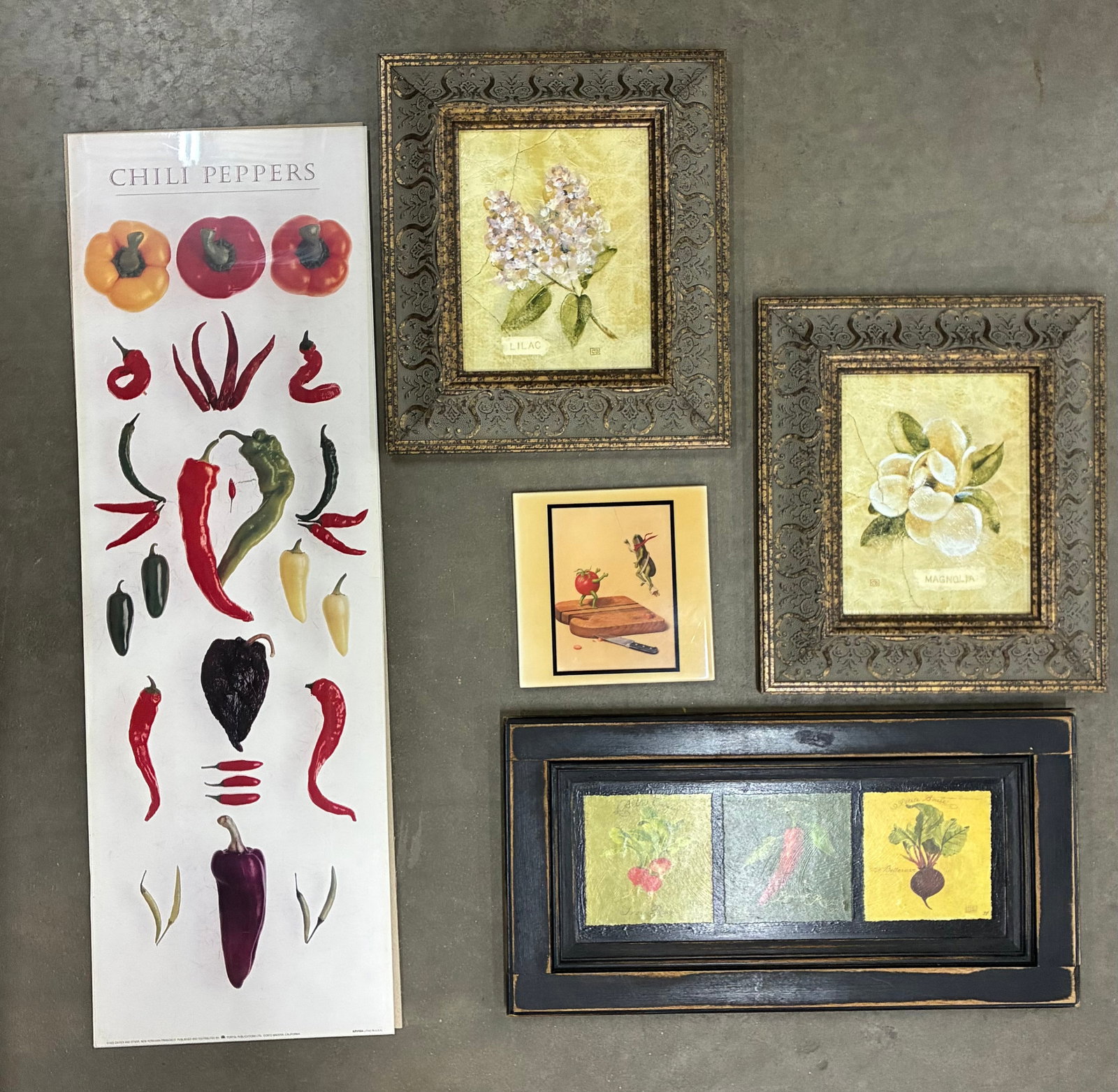 Assorted Kitchen & Botanical Wall Art Collection (1 of 1)