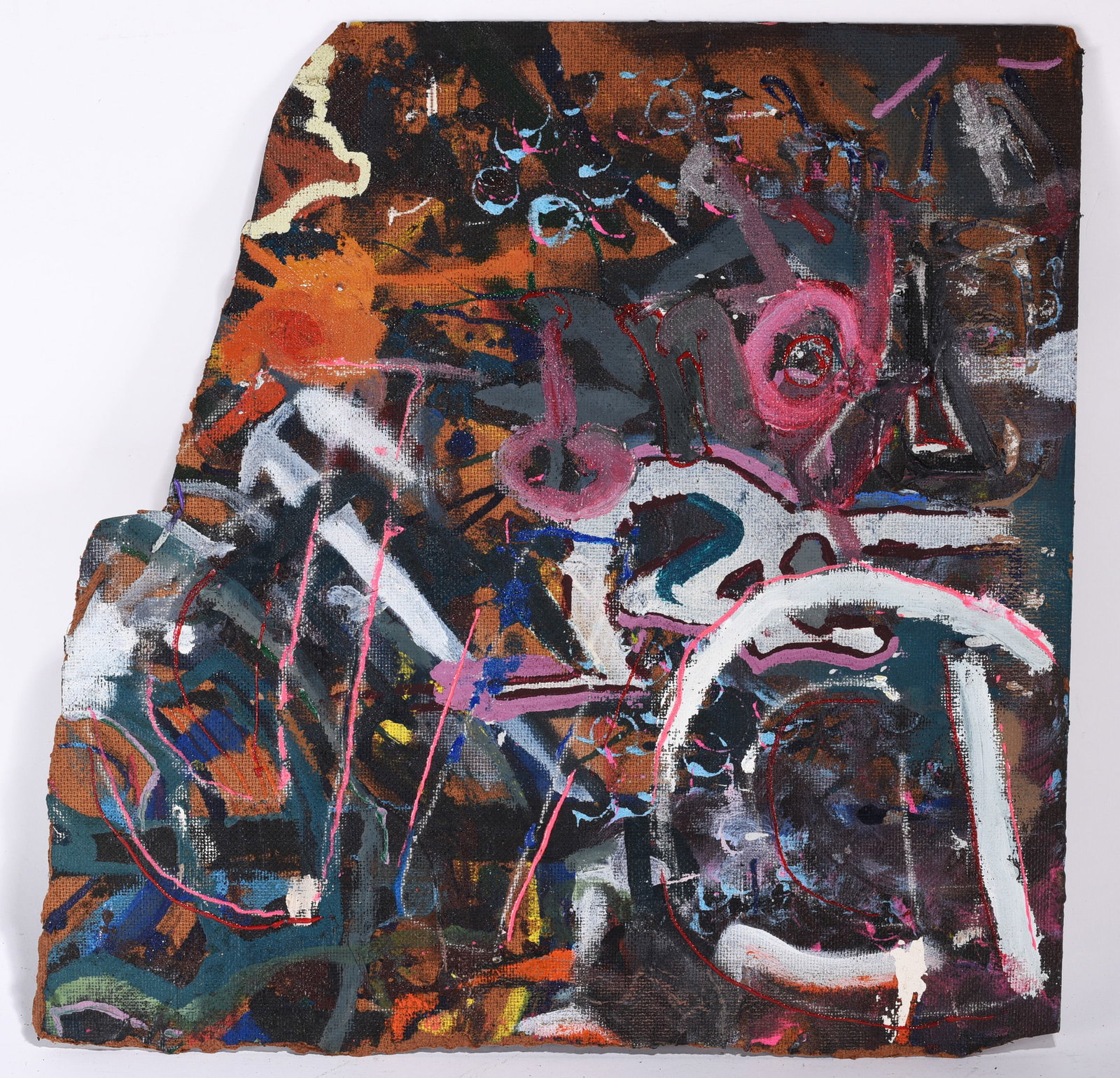 Andrew Herbin Sr. "Andy Herbin" Outsider Art Painting (1 of 2)