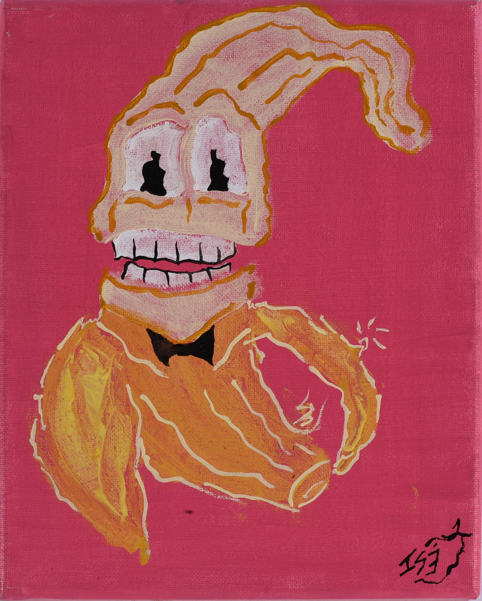 Jakym Clark "Isa" Outsider Art Painting (1 of 2)