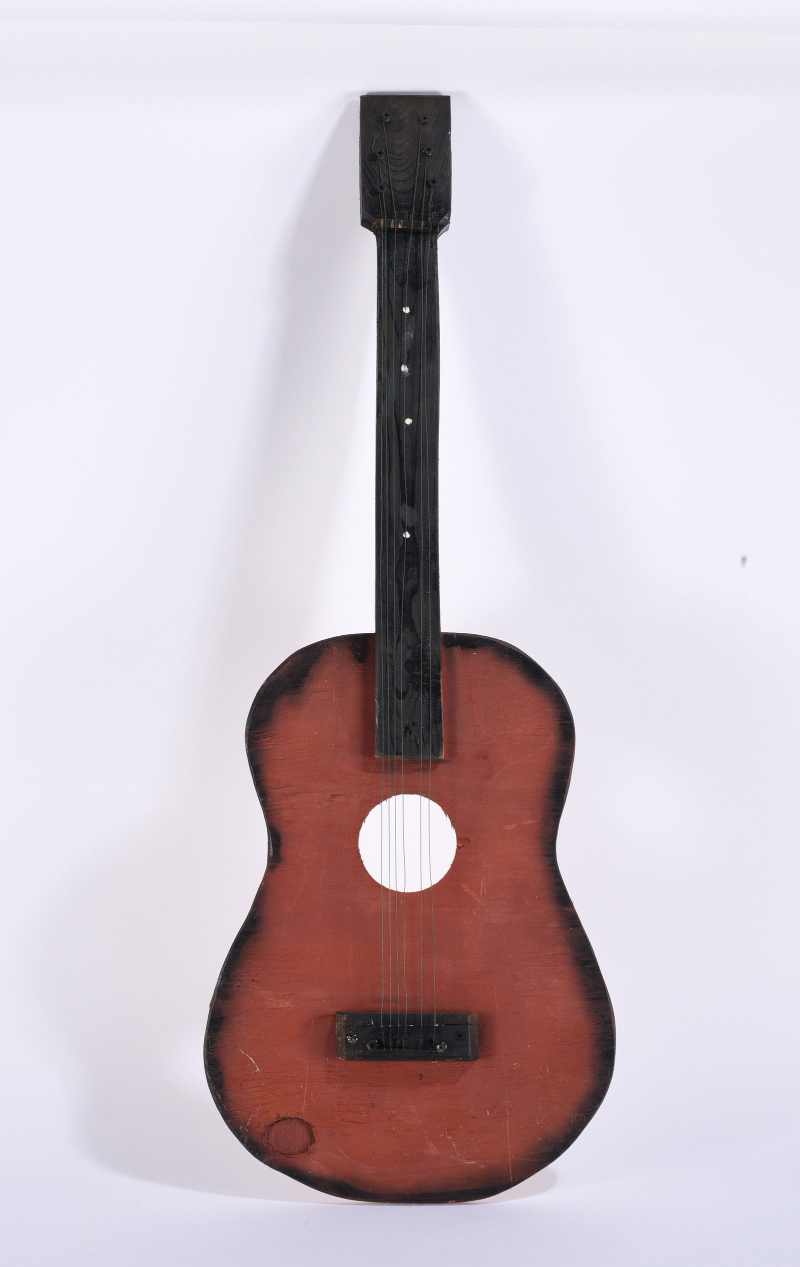 Folk Art Wooden Guitar Display (1 of 2)