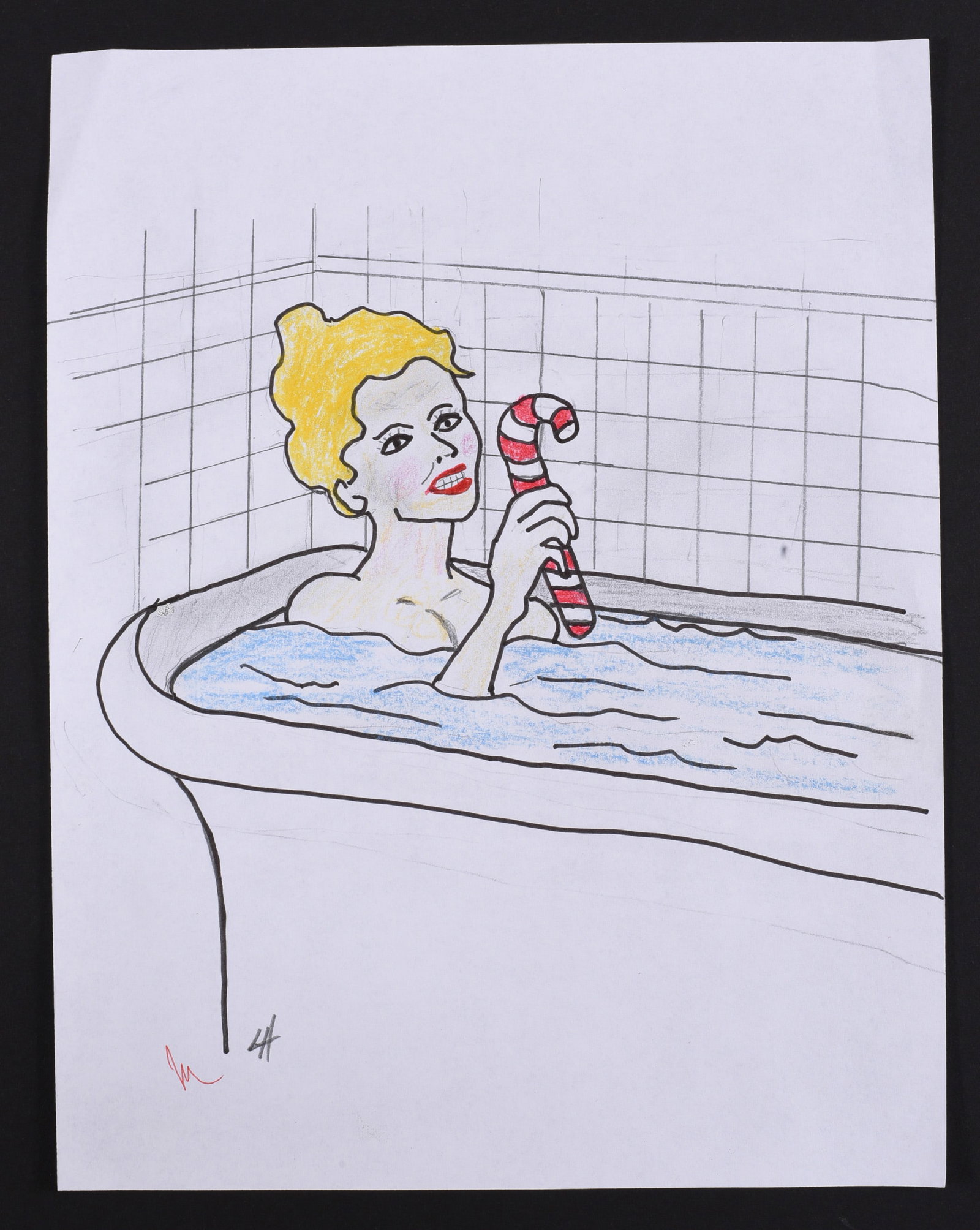 Gary Hardison Outsider Art Drawing on Paper (1 of 1)