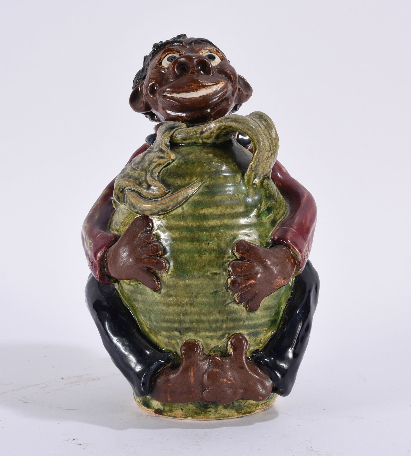 William Flowers Folk Pottery Figural (1 of 5)