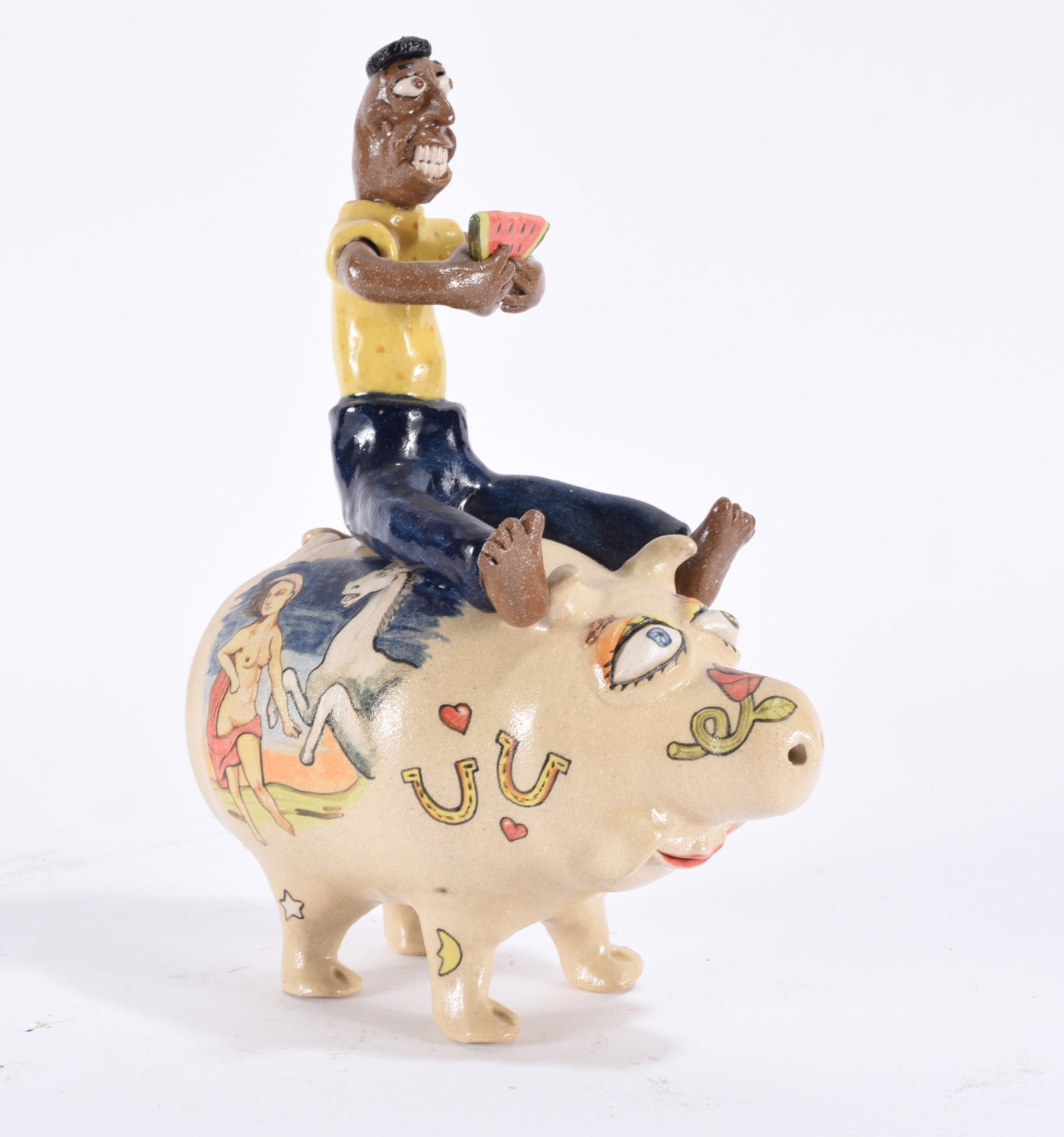Stacy Lambert Folk Pottery Figural (1 of 5)