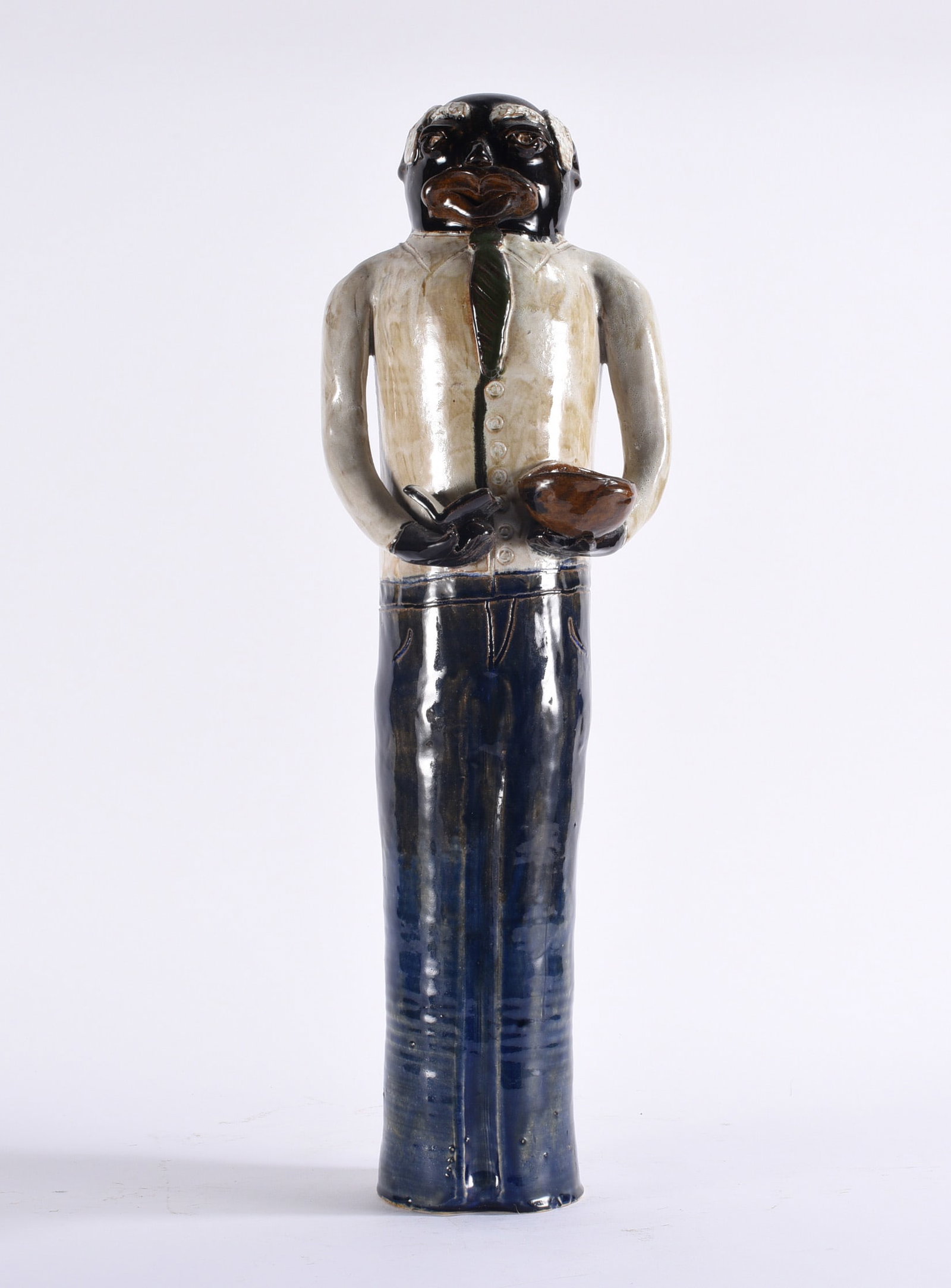 Claude Miller Large Folk Pottery Figural (1 of 4)