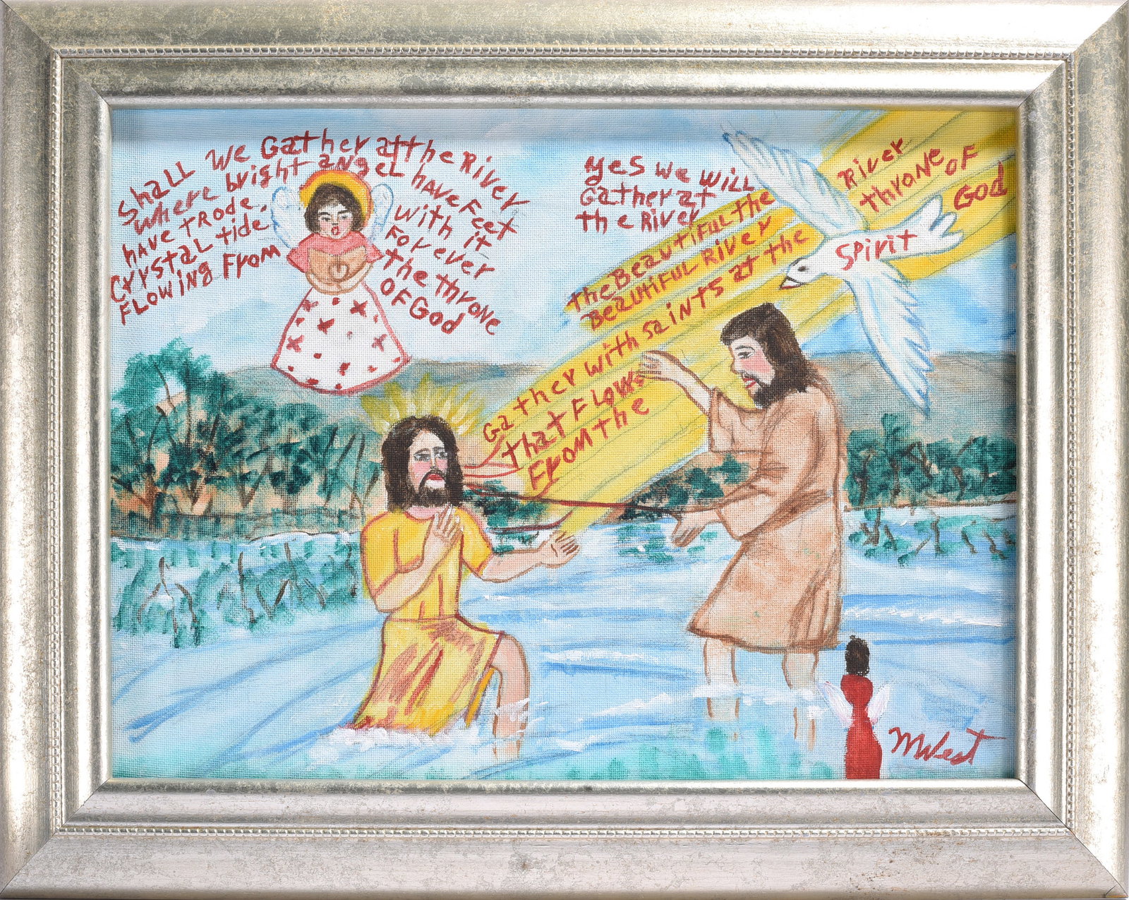 Myrtice West Folk Art Painting (1 of 2)