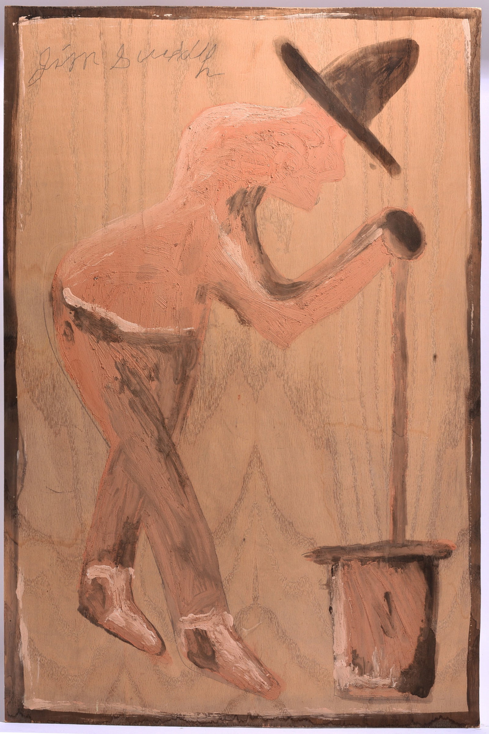 Jimmy Lee Sudduth Folk Art Painting (1 of 2)