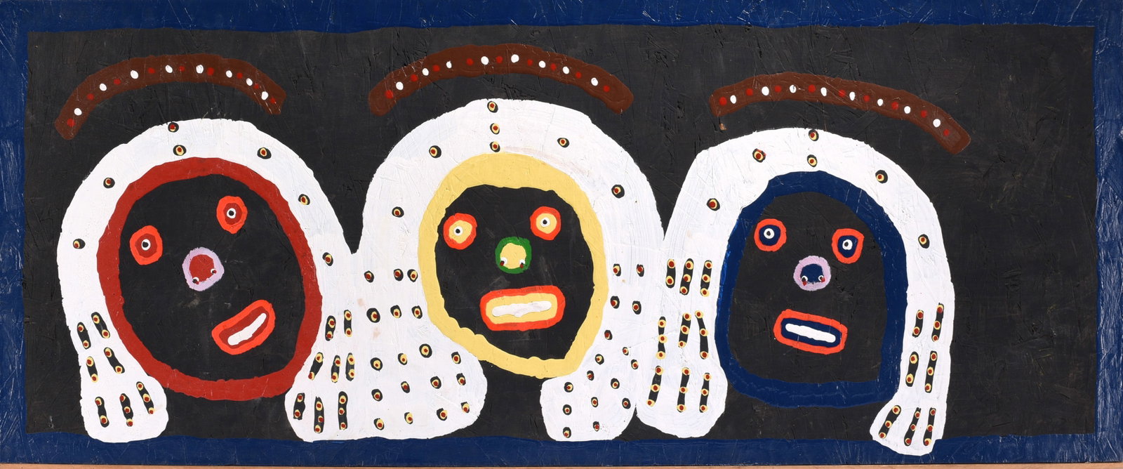 Richard Burnside Outsider Art Painting (1 of 2)