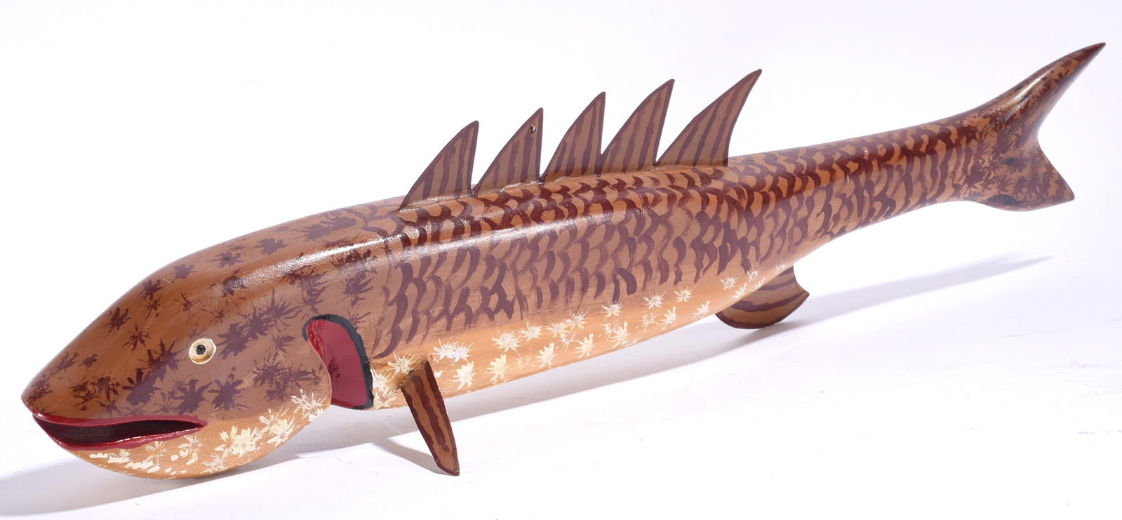Tim Lewis Carved Wooden Fish (1 of 3)