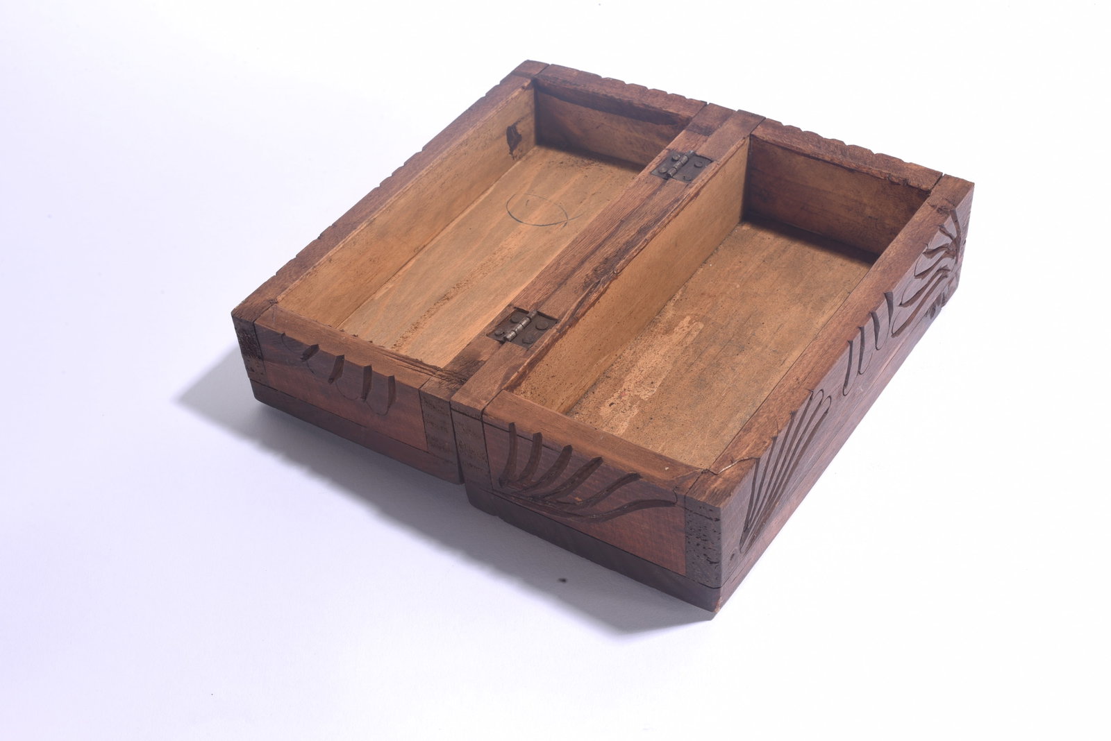 Antique Decorated Document Box - 2