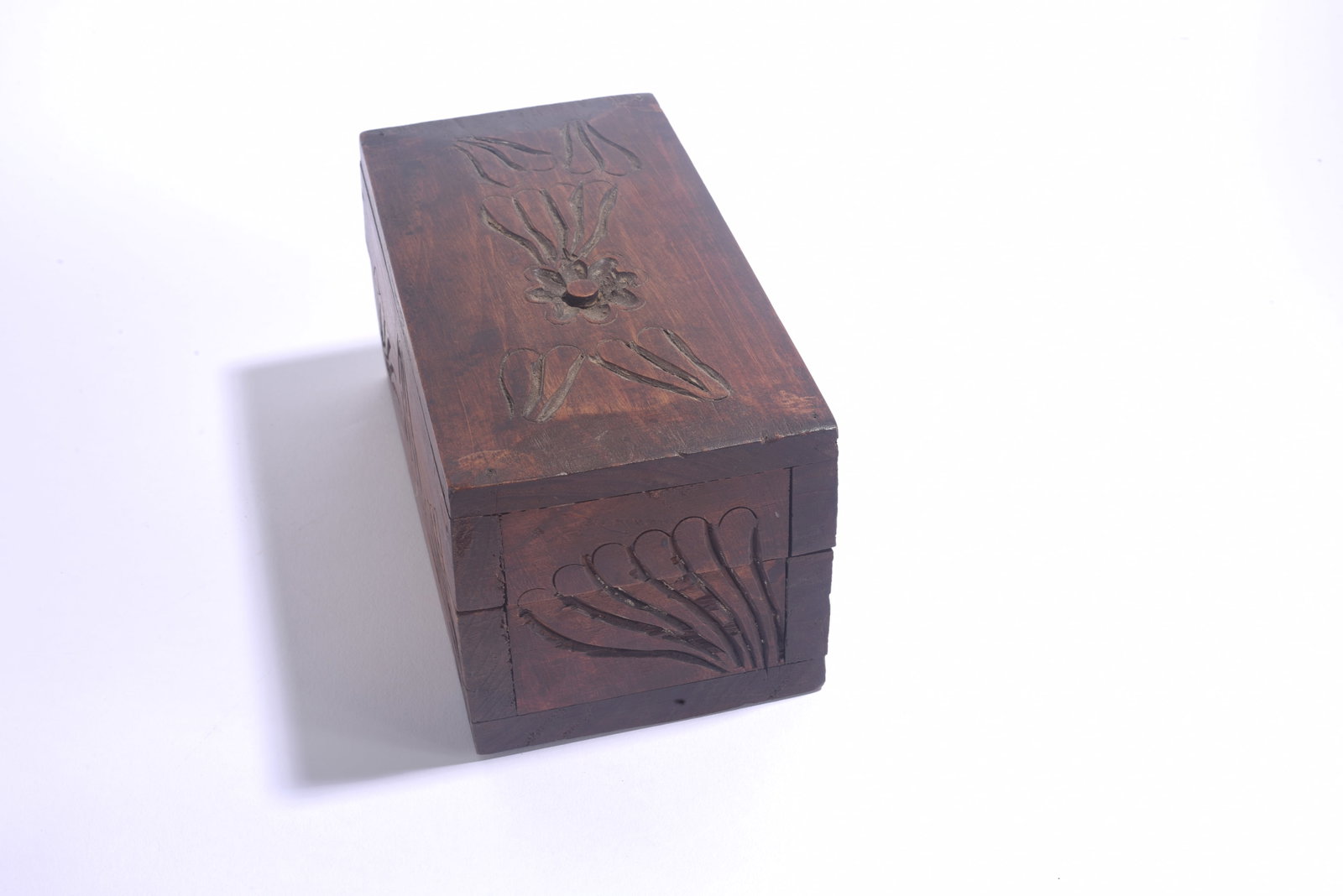 Antique Decorated Document Box - 3