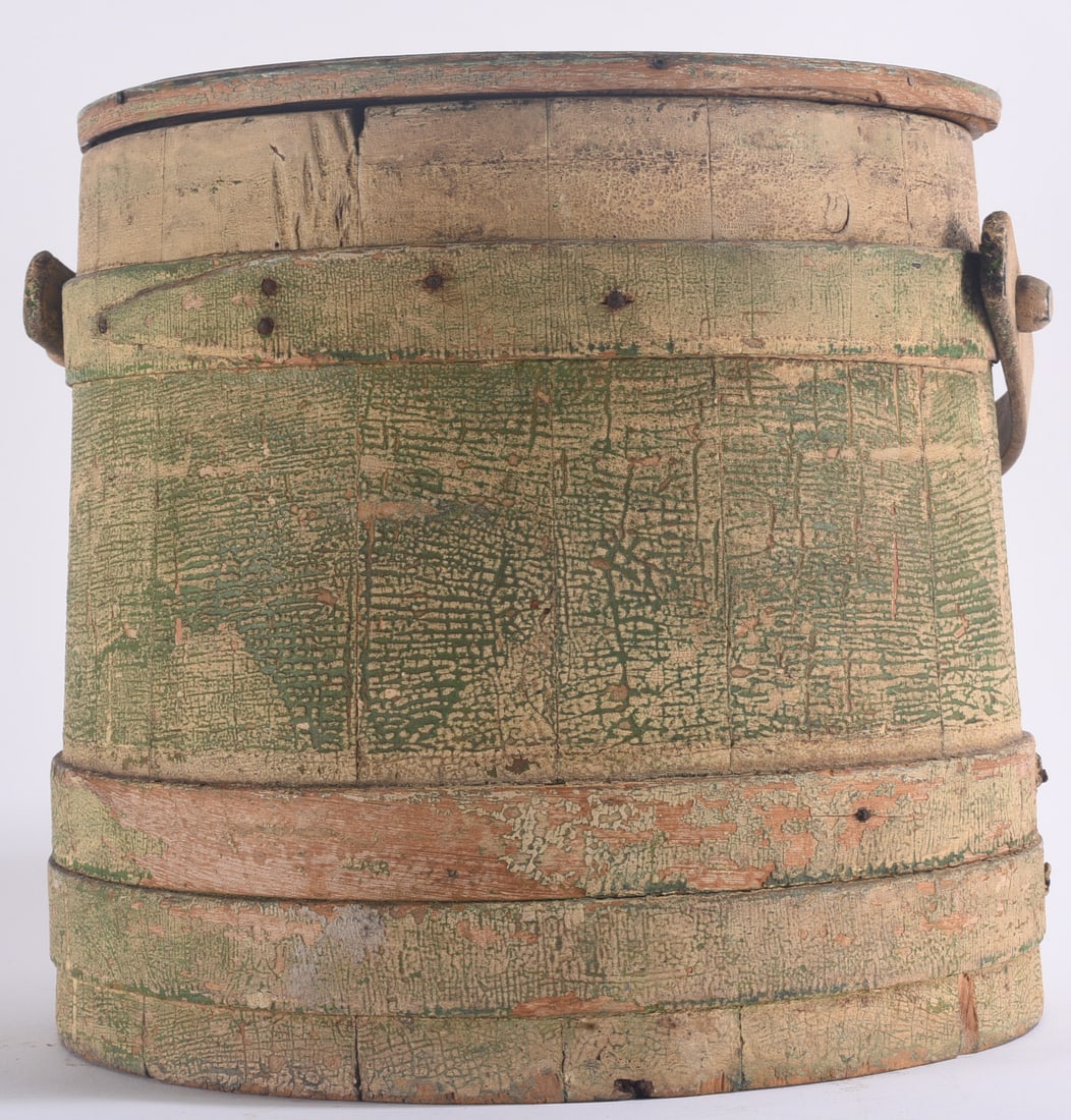 Primitive Firkin with Paint (1 of 3)