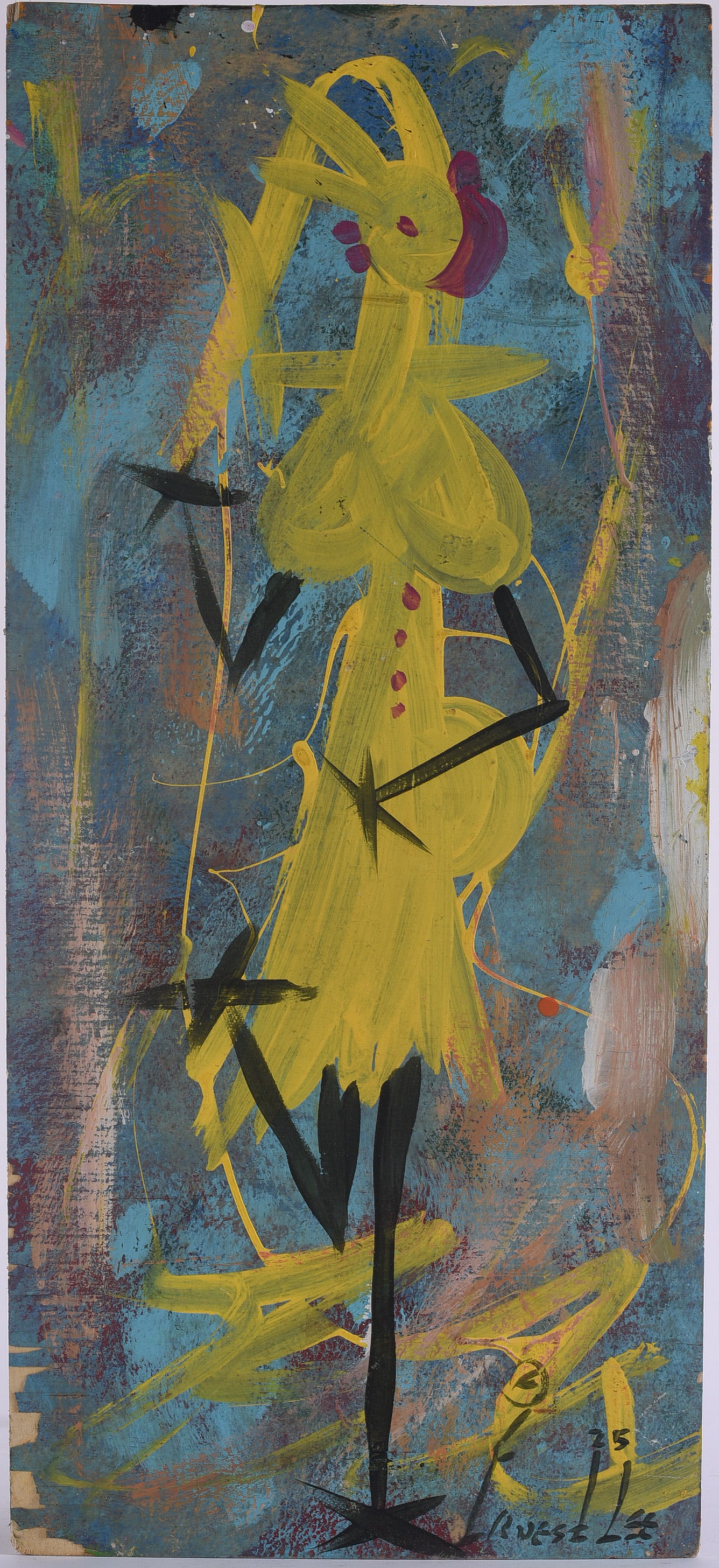 Ernest Lee Folk Art Painting (1 of 2)