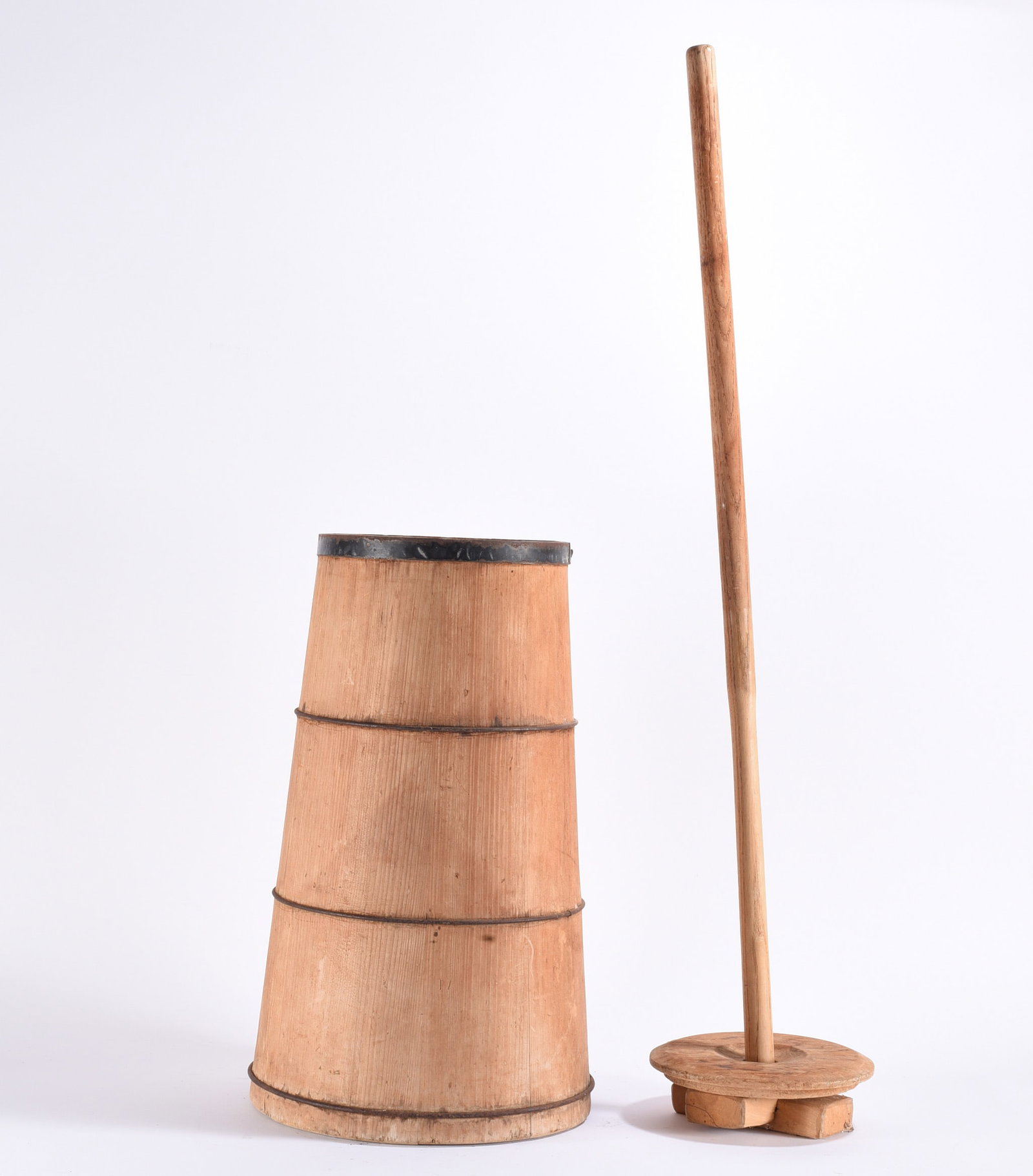 Antique Wooden Butter Churn with Dasher (1 of 3)