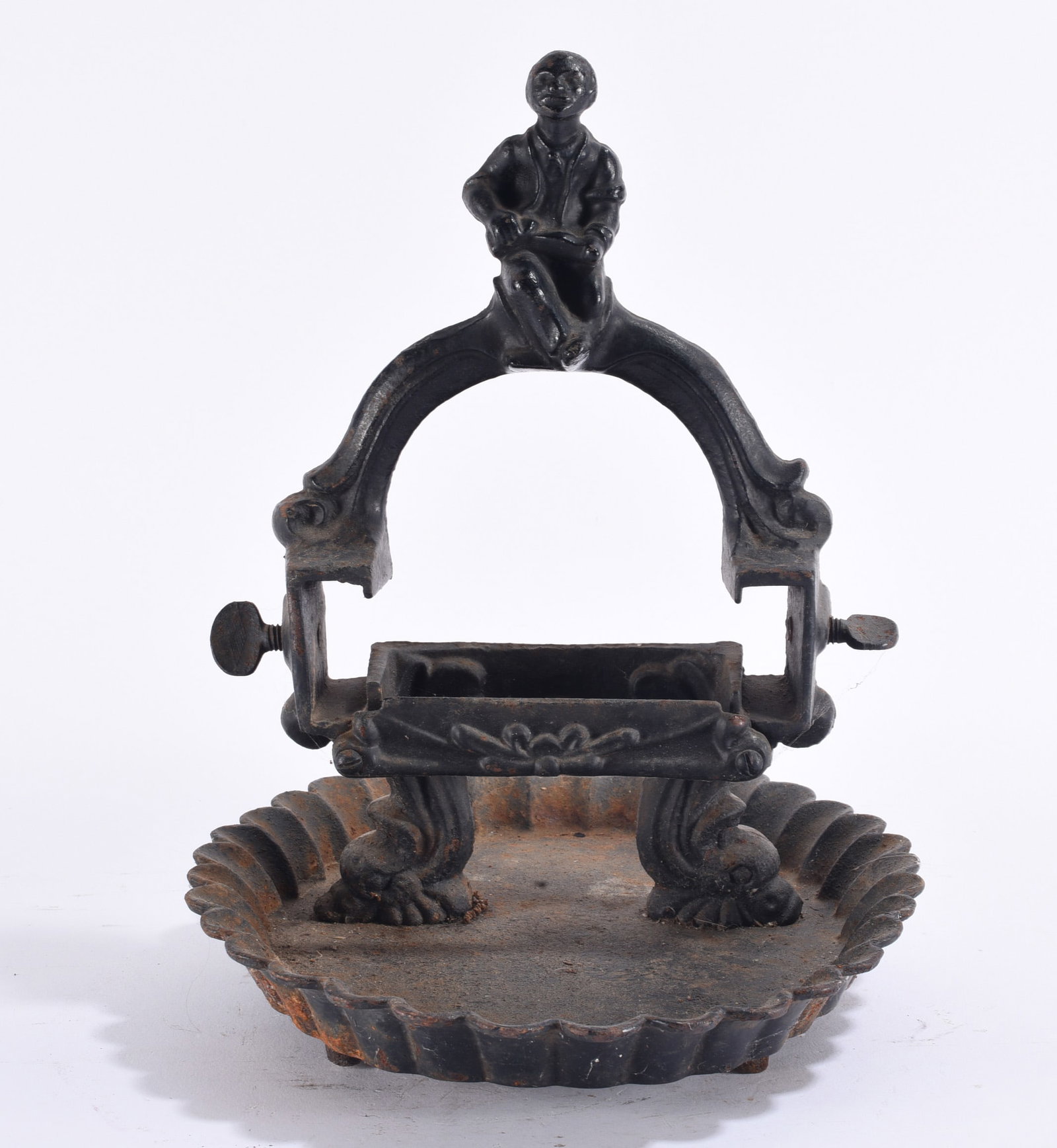 Antique Cast Iron Figural Boot Scraper (1 of 2)