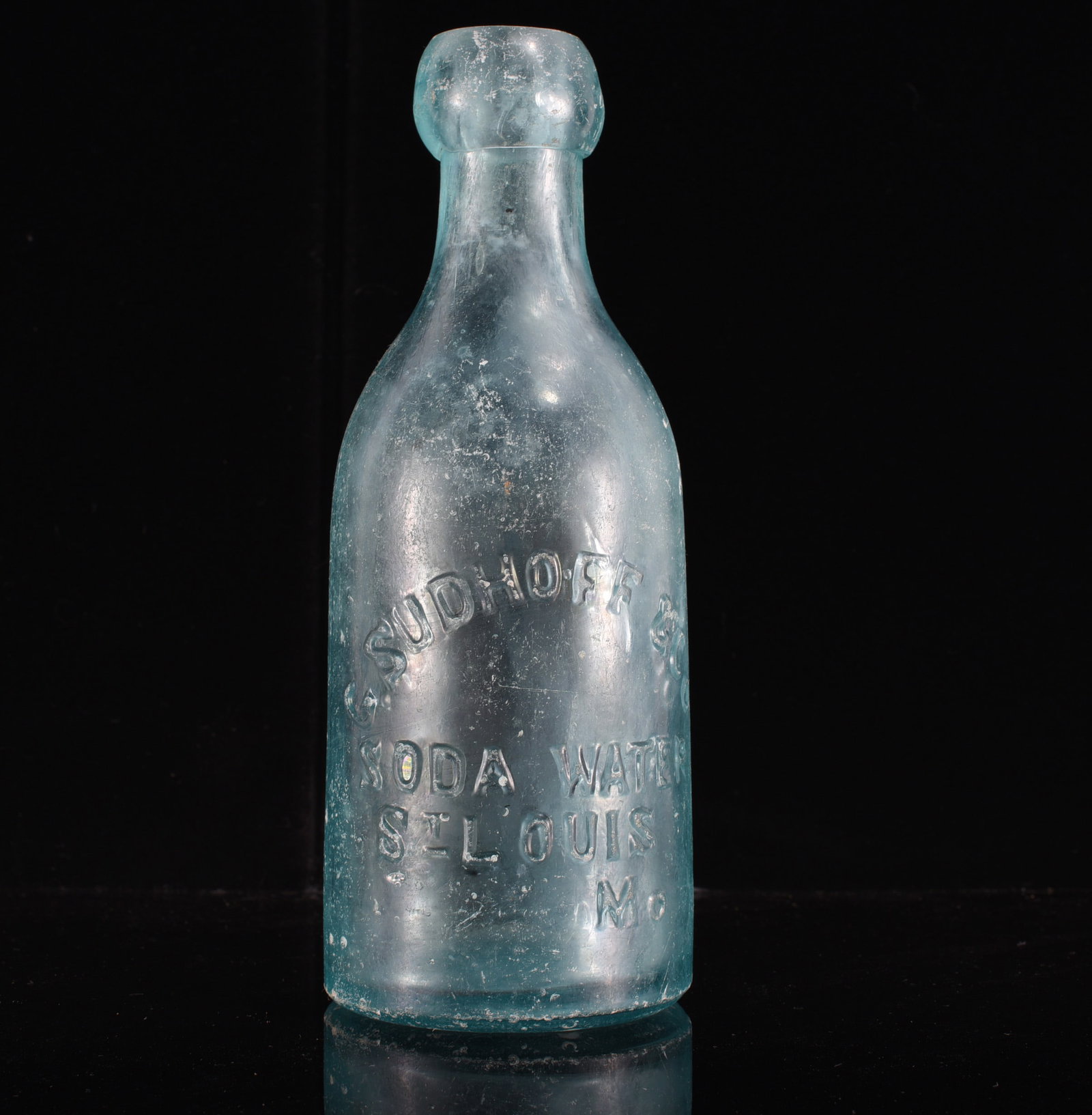 G. Suddhoff & Co. St. Louis Missouri Hutchinson Soda Bottle (1 of 3)