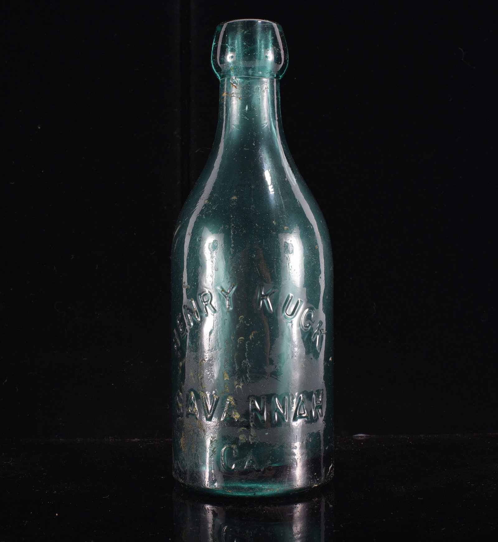 Henry Kuck Savannah GA Antique Soda Bottle (1 of 3)