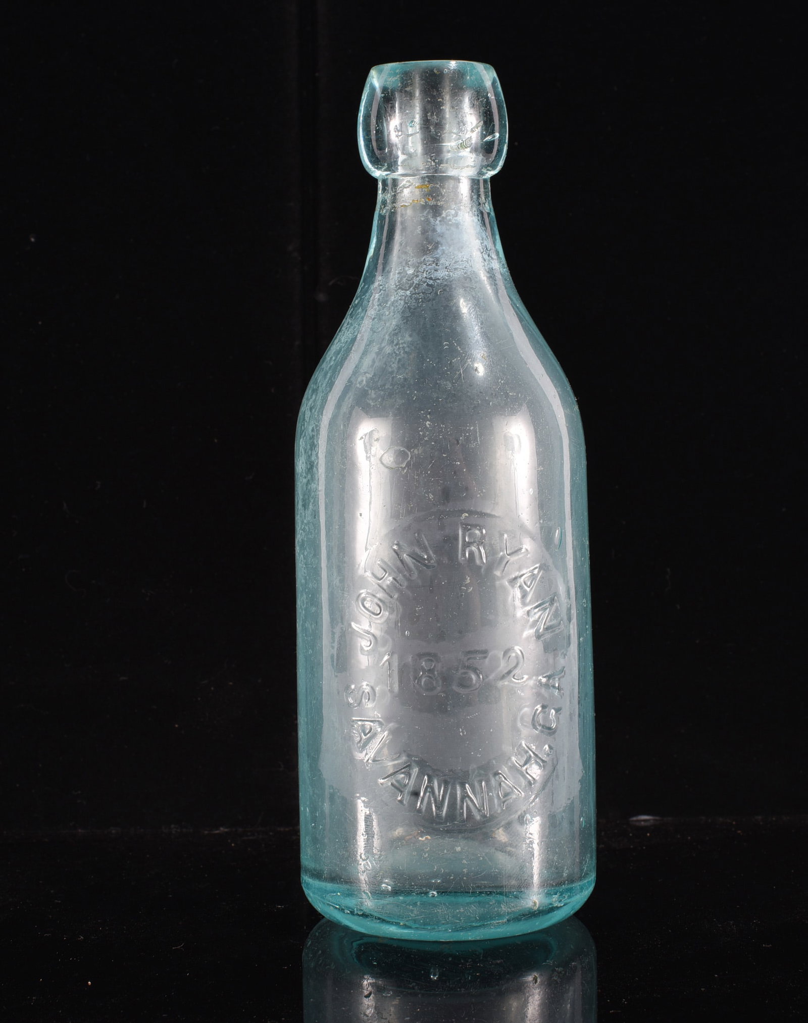 A.S. John Ryan Savannah GA Antique Soda Bottle (1 of 3)