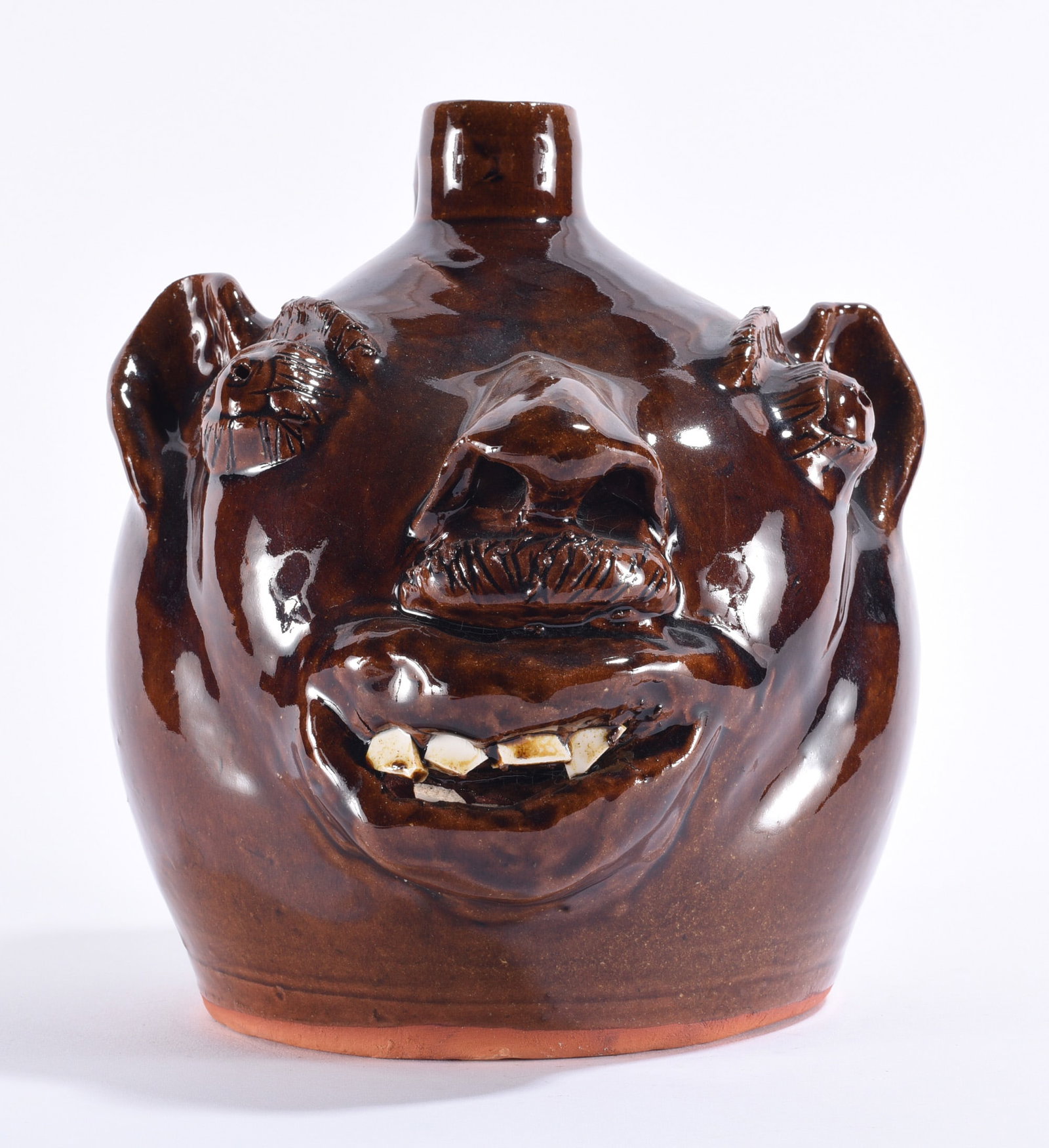 Louise Brown Face Jug ca. 1993 (1 of 5)