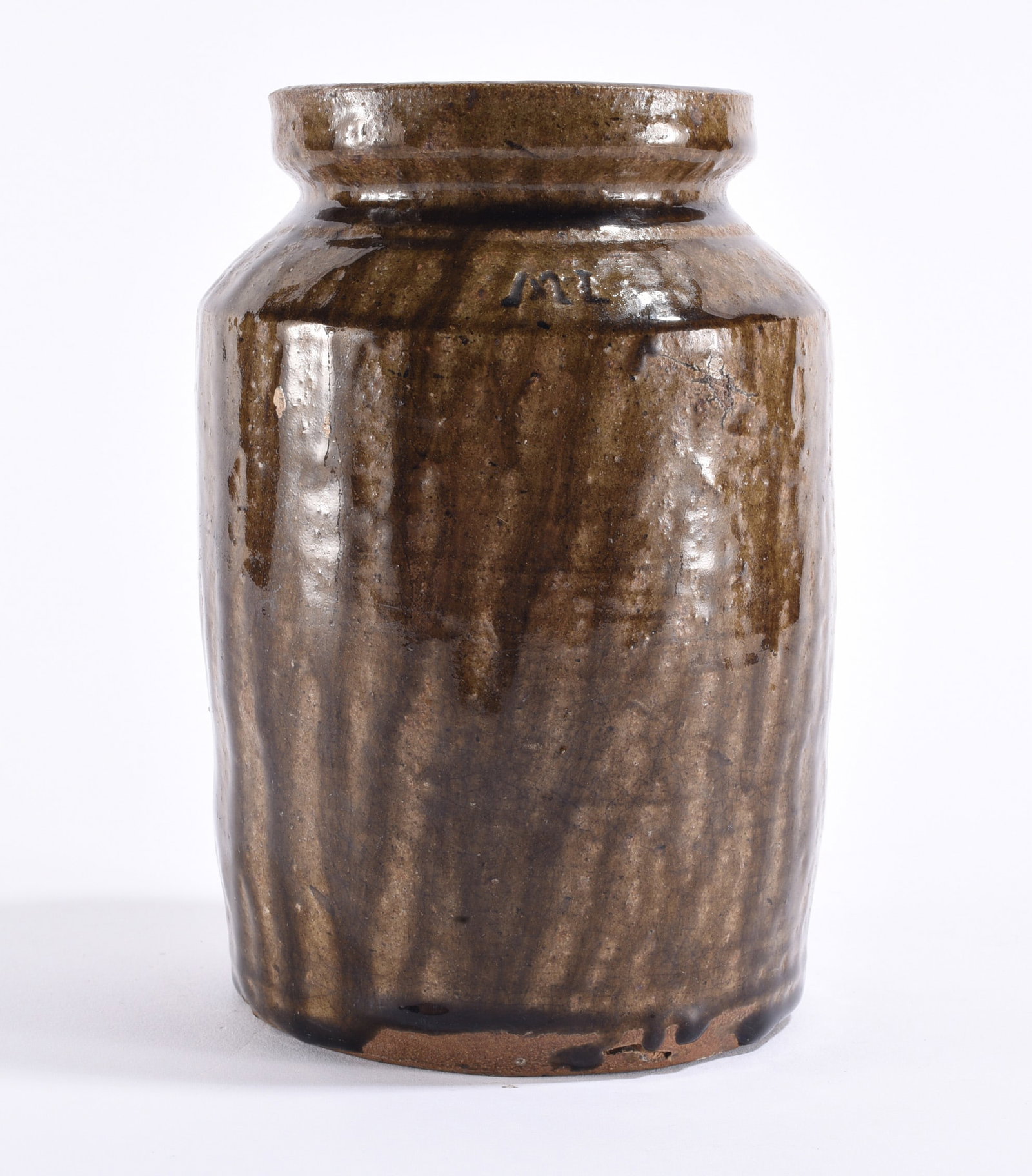 Mac Leonard Signed North Carolina Pottery Jar (1 of 6)