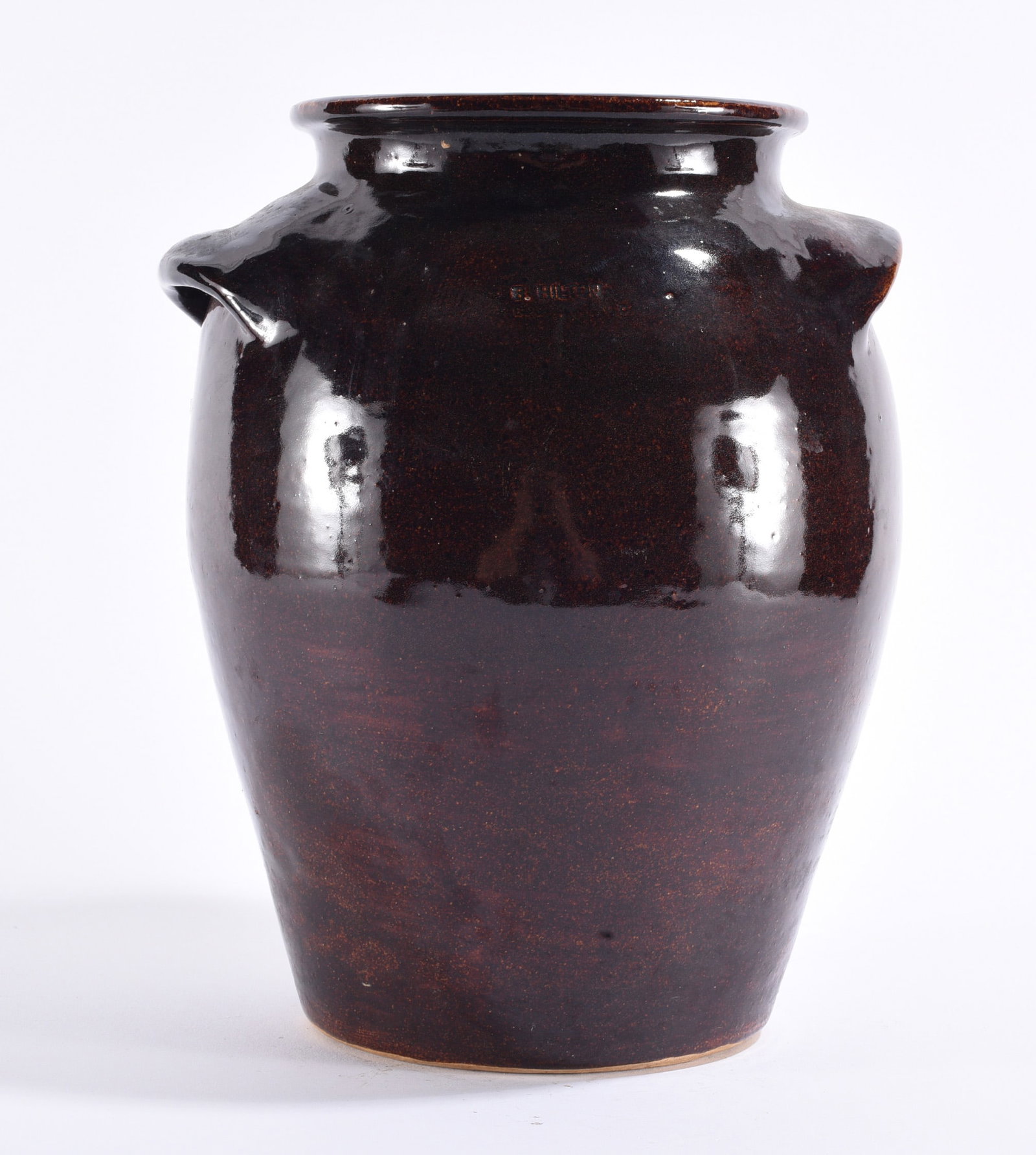 RARE Signed B. Hilton Catawba Valley Jar (1 of 7)