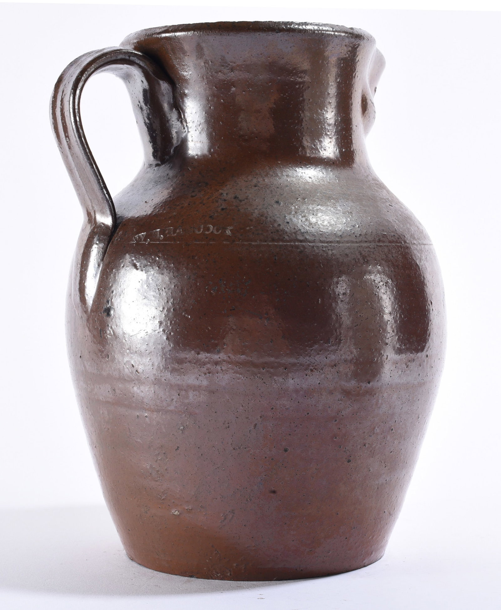 WH Hancock Signed Pitcher ca. 1880 (1 of 4)