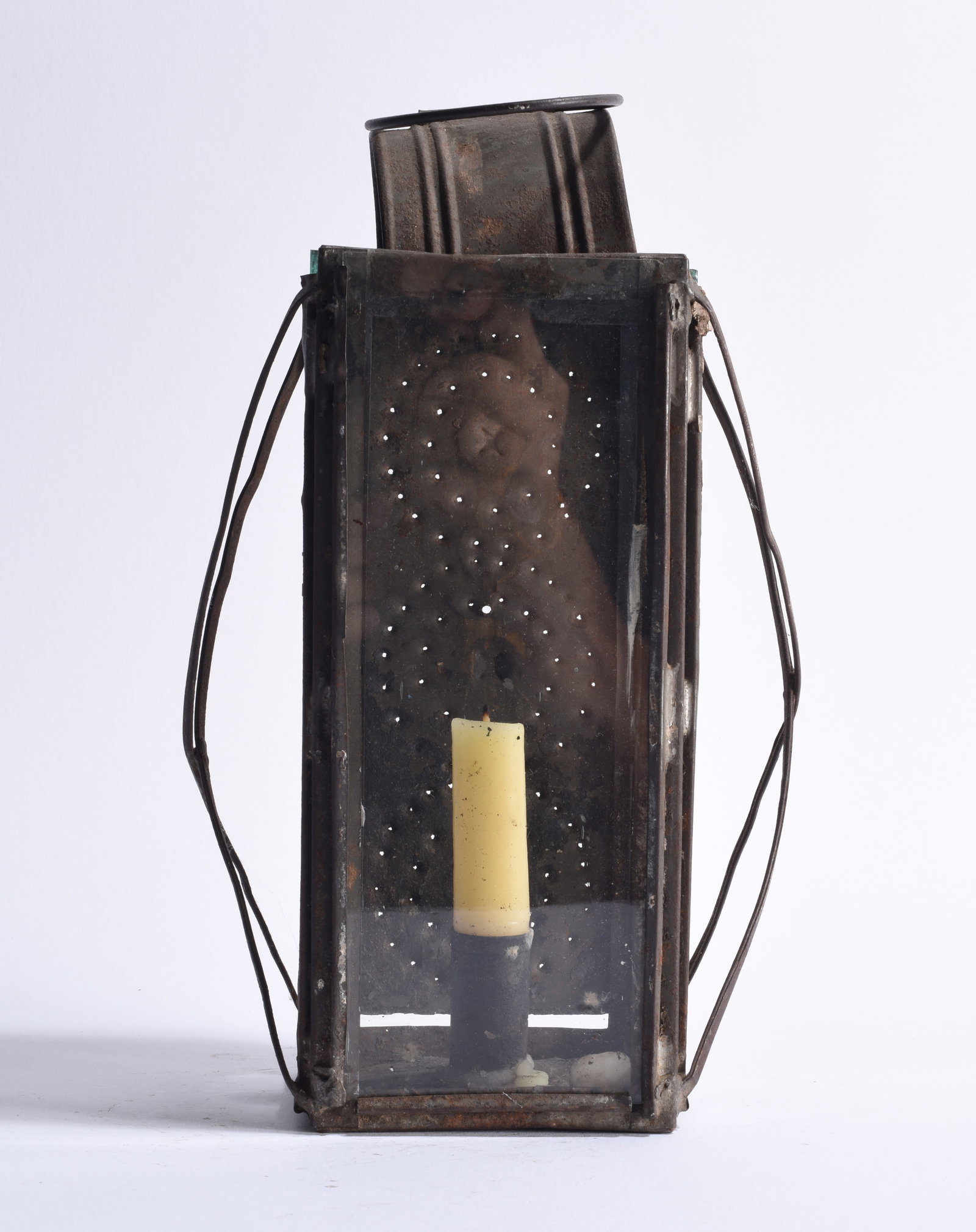 Early American Punched Tin Lantern (1 of 4)