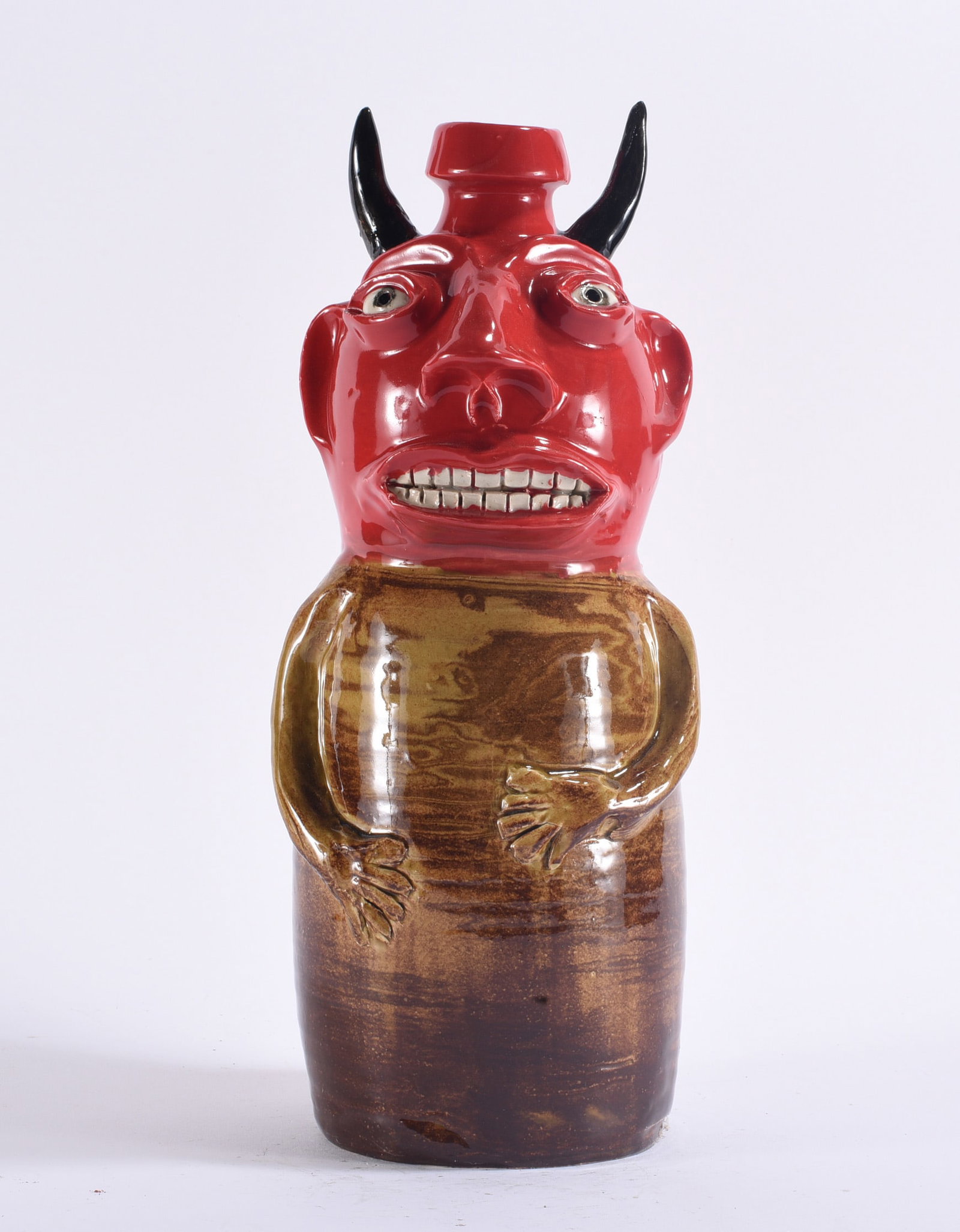 Randy Tobias Devil Face Jug (1 of 4)