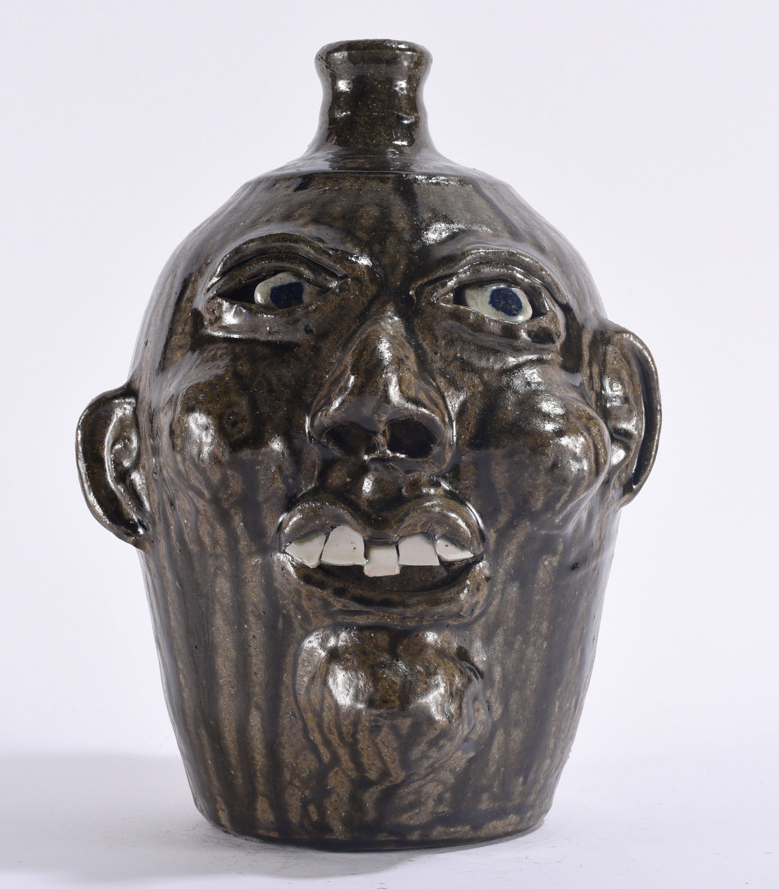 Harold Hewell and Grace Nell Hewell Face Jug (1 of 4)