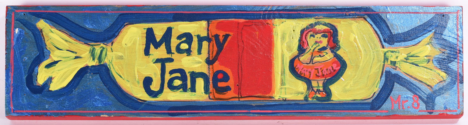 Outsider Art Painting by Mr. 8 (1 of 2)