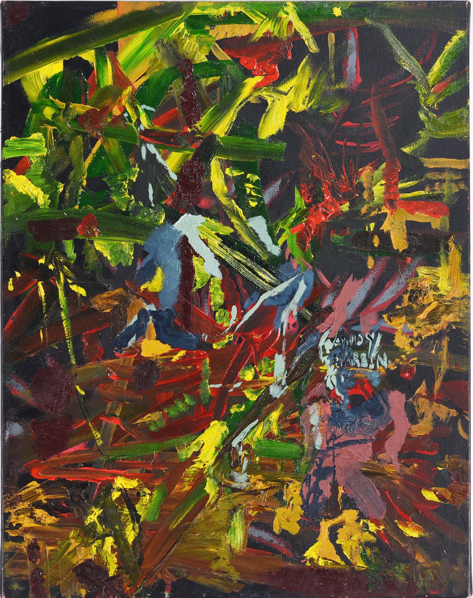 Andrew Harbin Sr. "Andy Harbin" Outsider Art Painting (1 of 2)