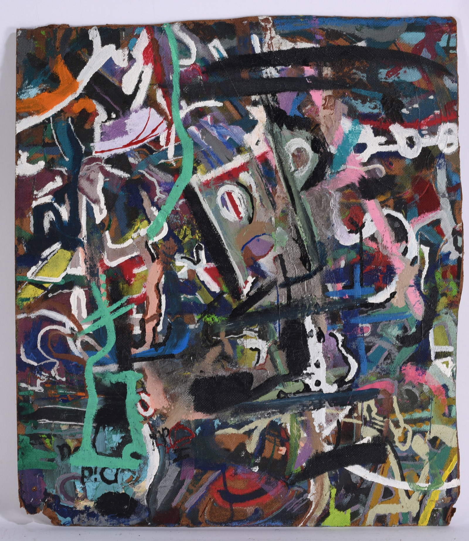 Andrew Harbin Sr. "Andy Harbin" Outsider Art Painting (1 of 2)